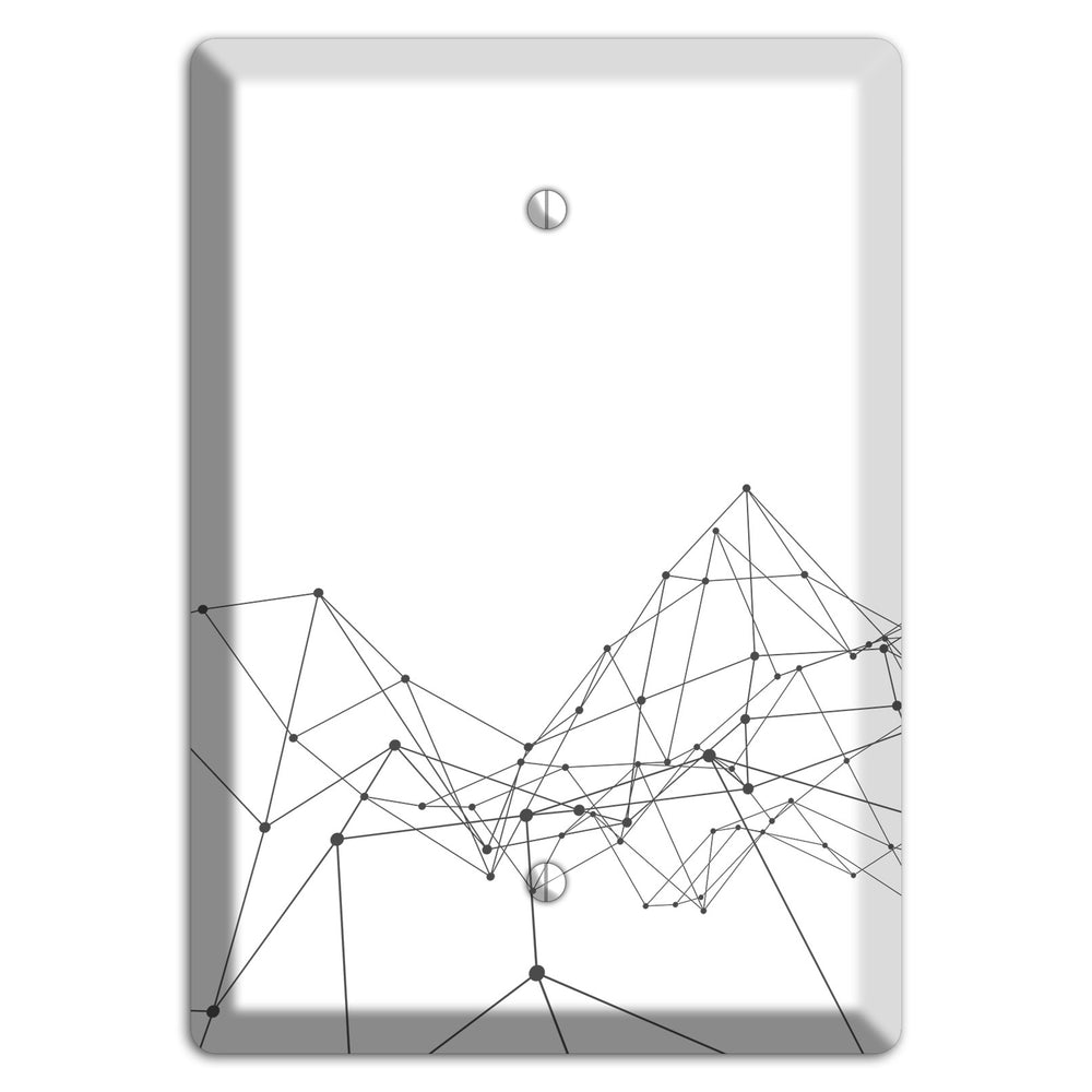 Fractured Cartography Blank Wallplate