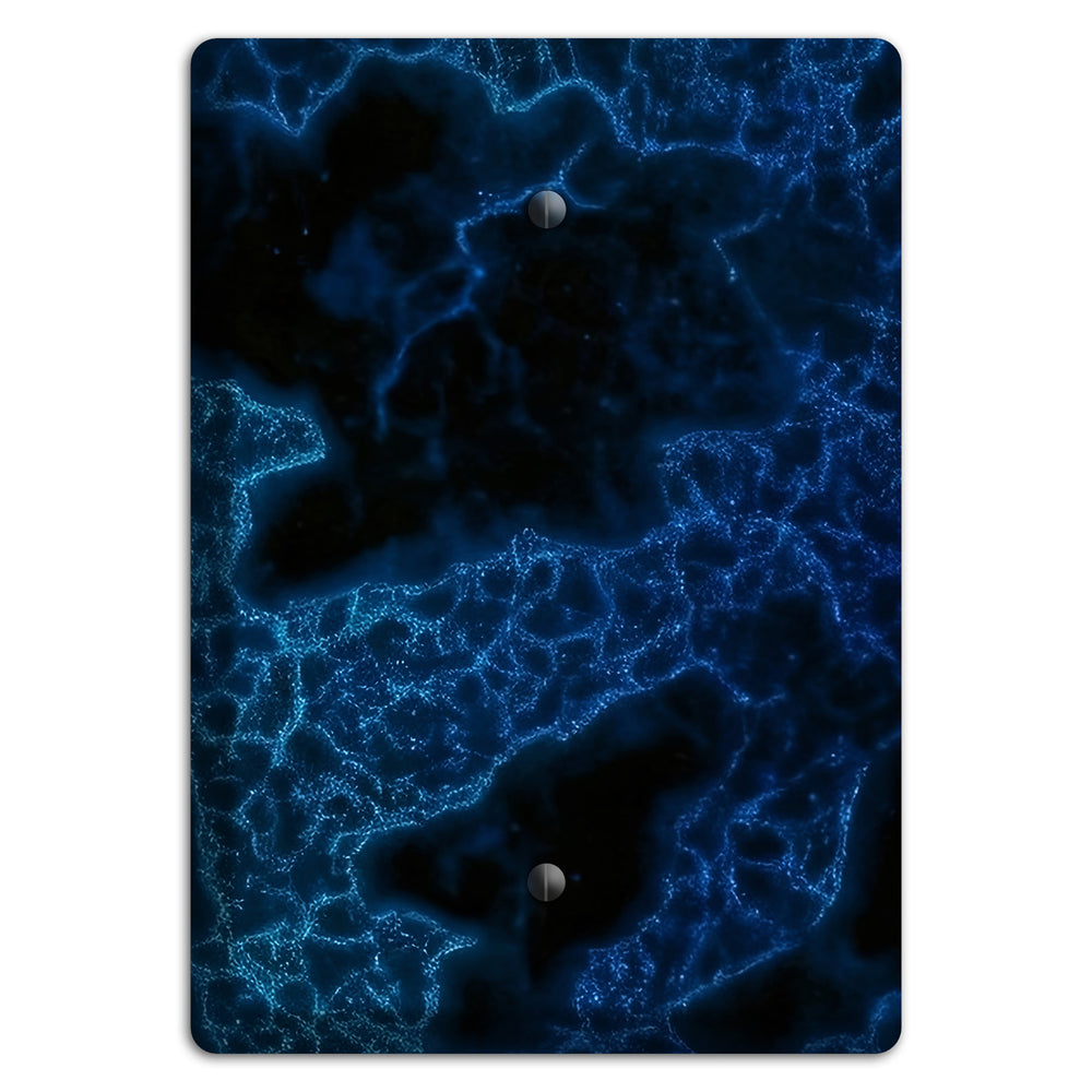 Midnight Marble Blank Wallplate