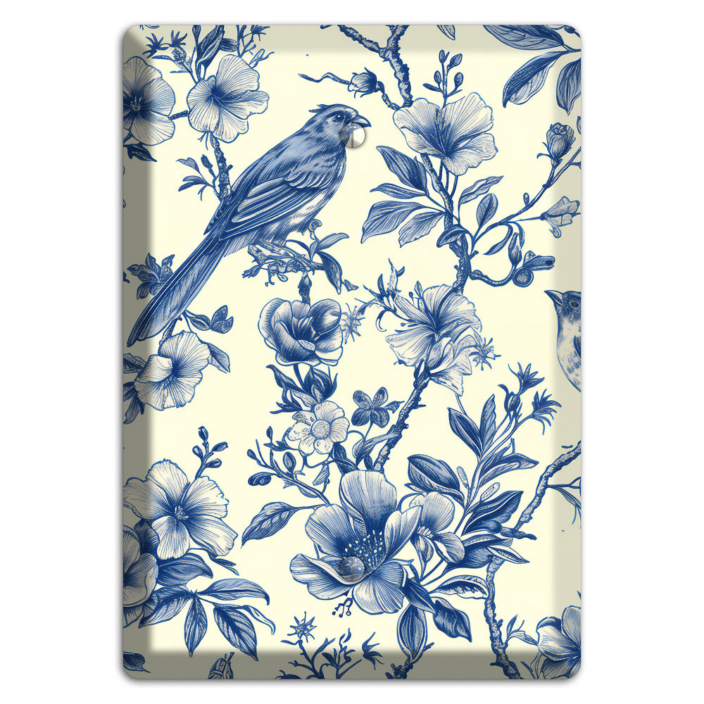 Porcelain Garden Song Blank Wallplate