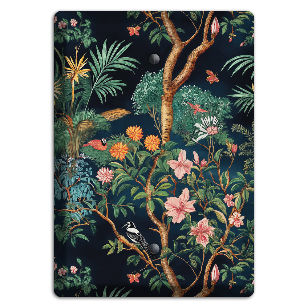 Jungle Nocturne Blank Wallplate