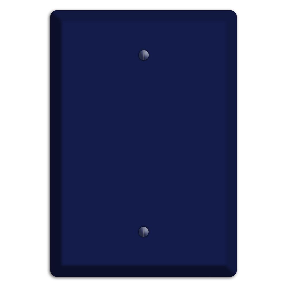Baxter Midnight Navy Solid Blank Wallplate
