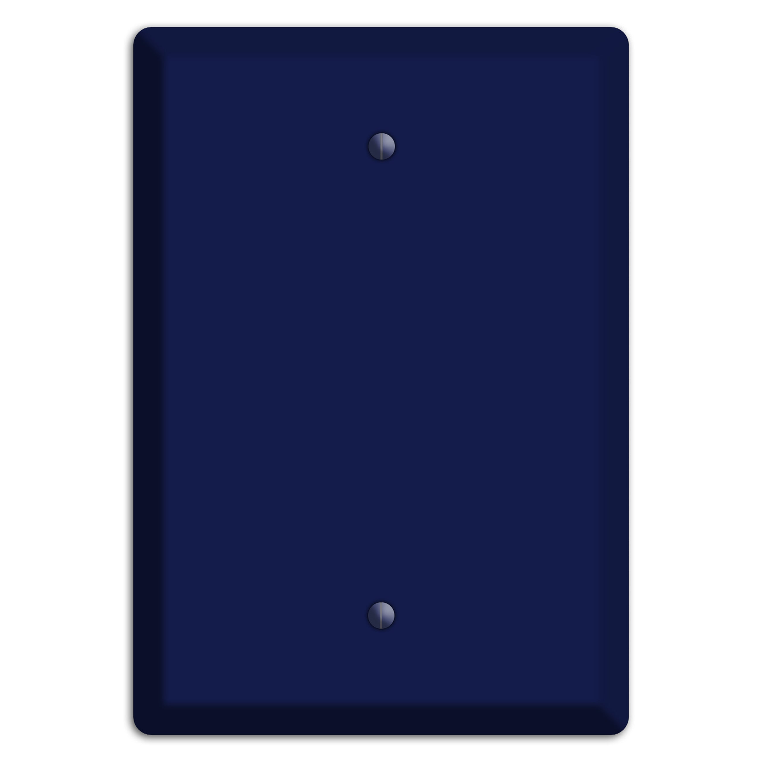 Baxter Midnight Navy Solid Blank Wallplate