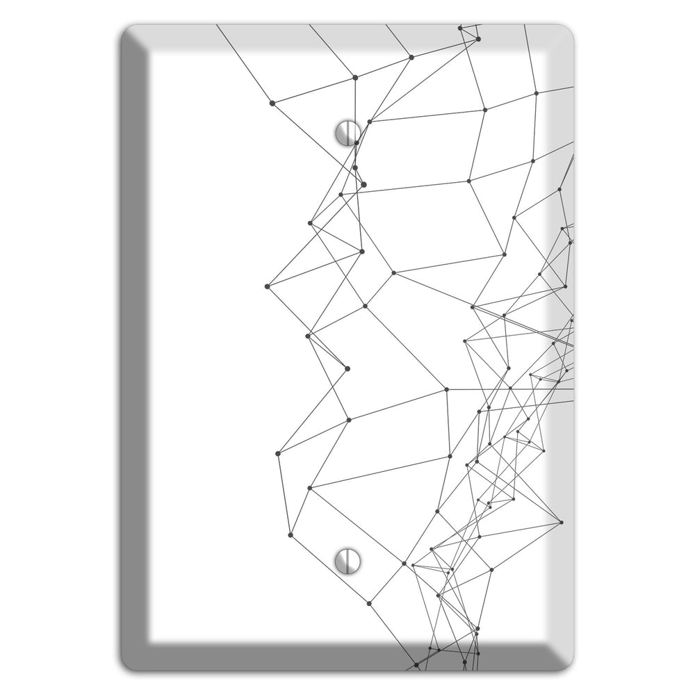 Neural Drift Lines Blank Wallplate