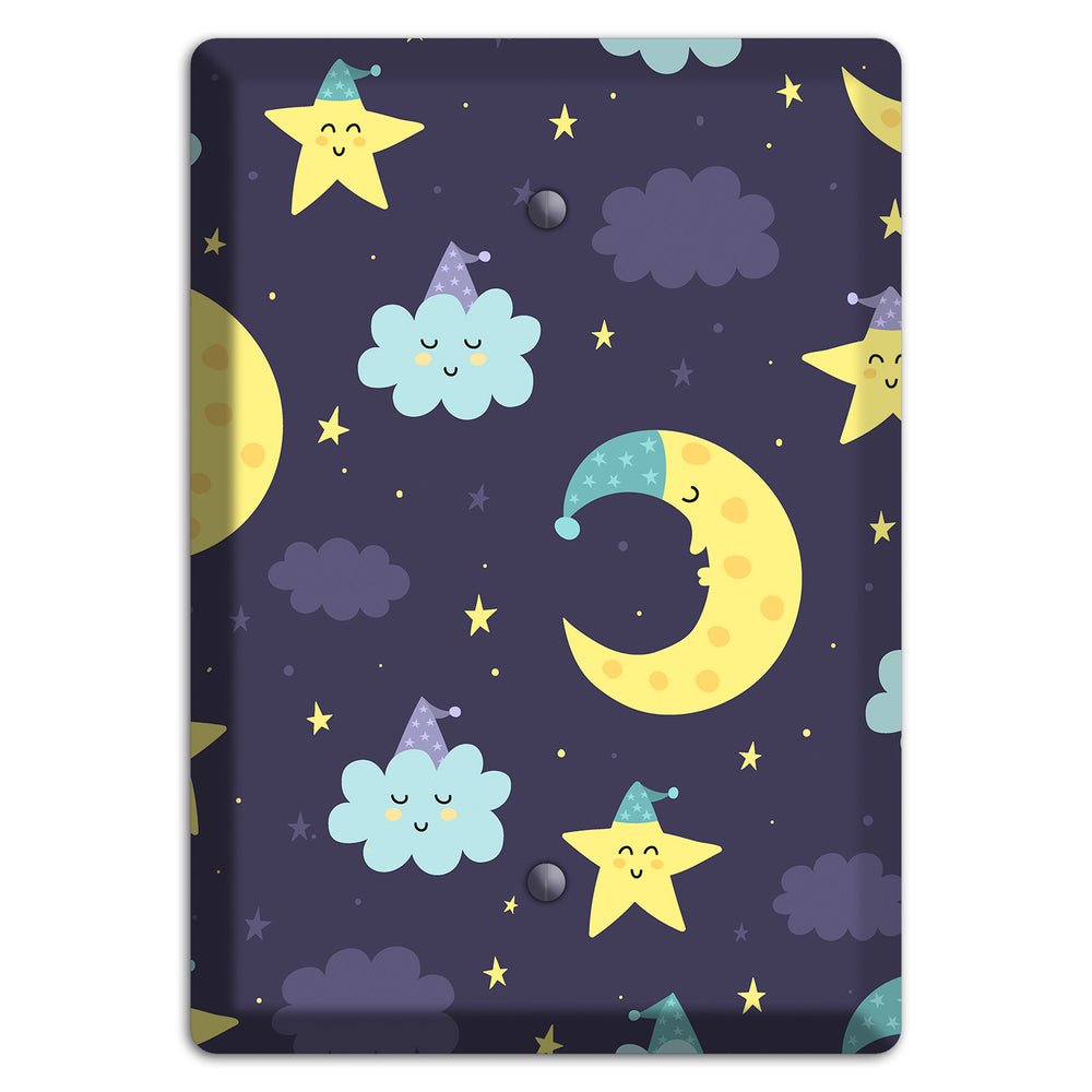 Moon & Star Wishes Blank Wallplate