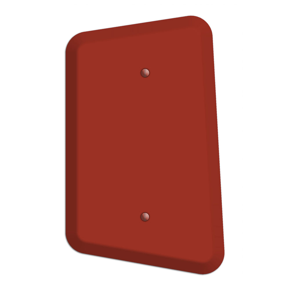 Paprika Mid-Century Asymmetra Blank Wallplate