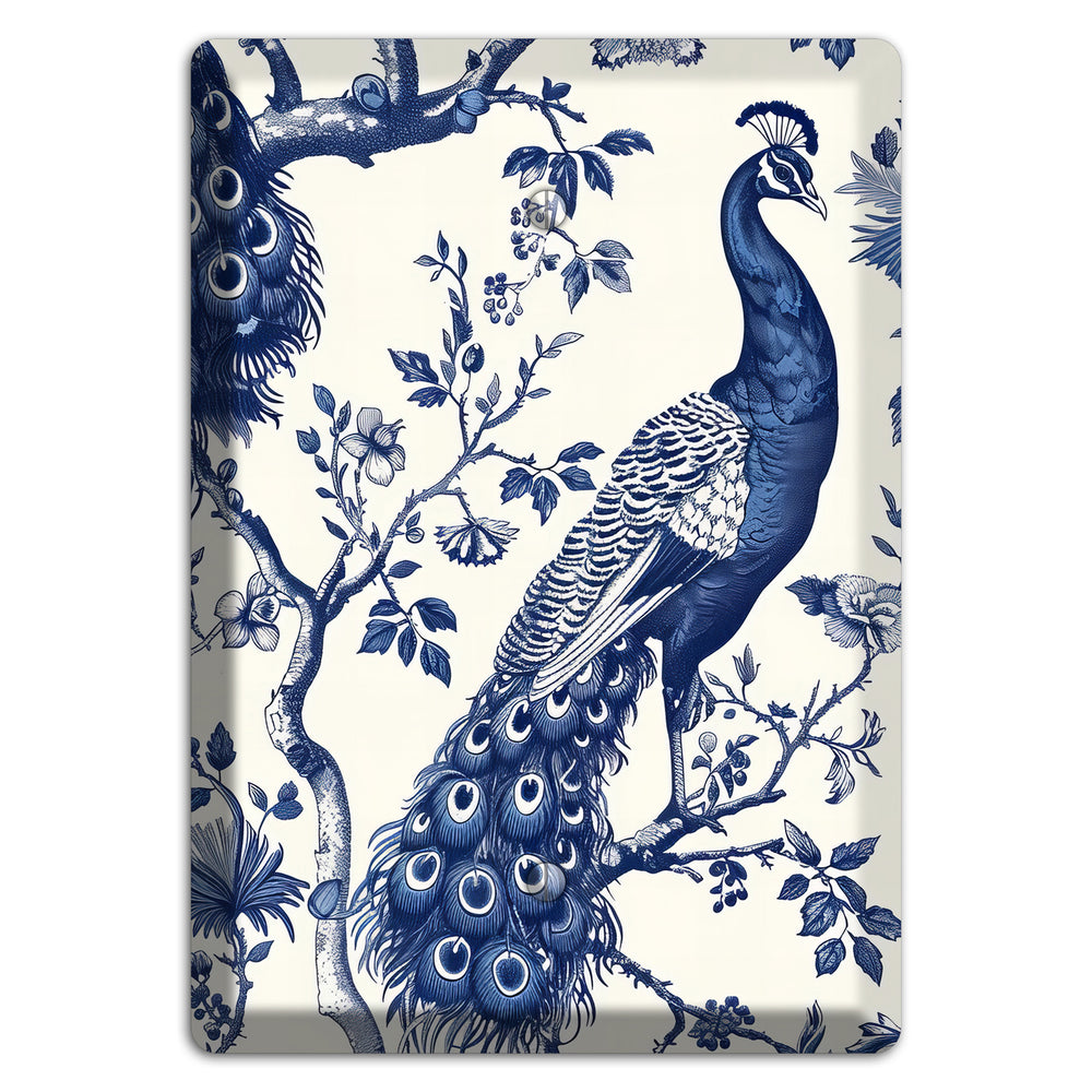 Peacock & Bough Blank Wallplate