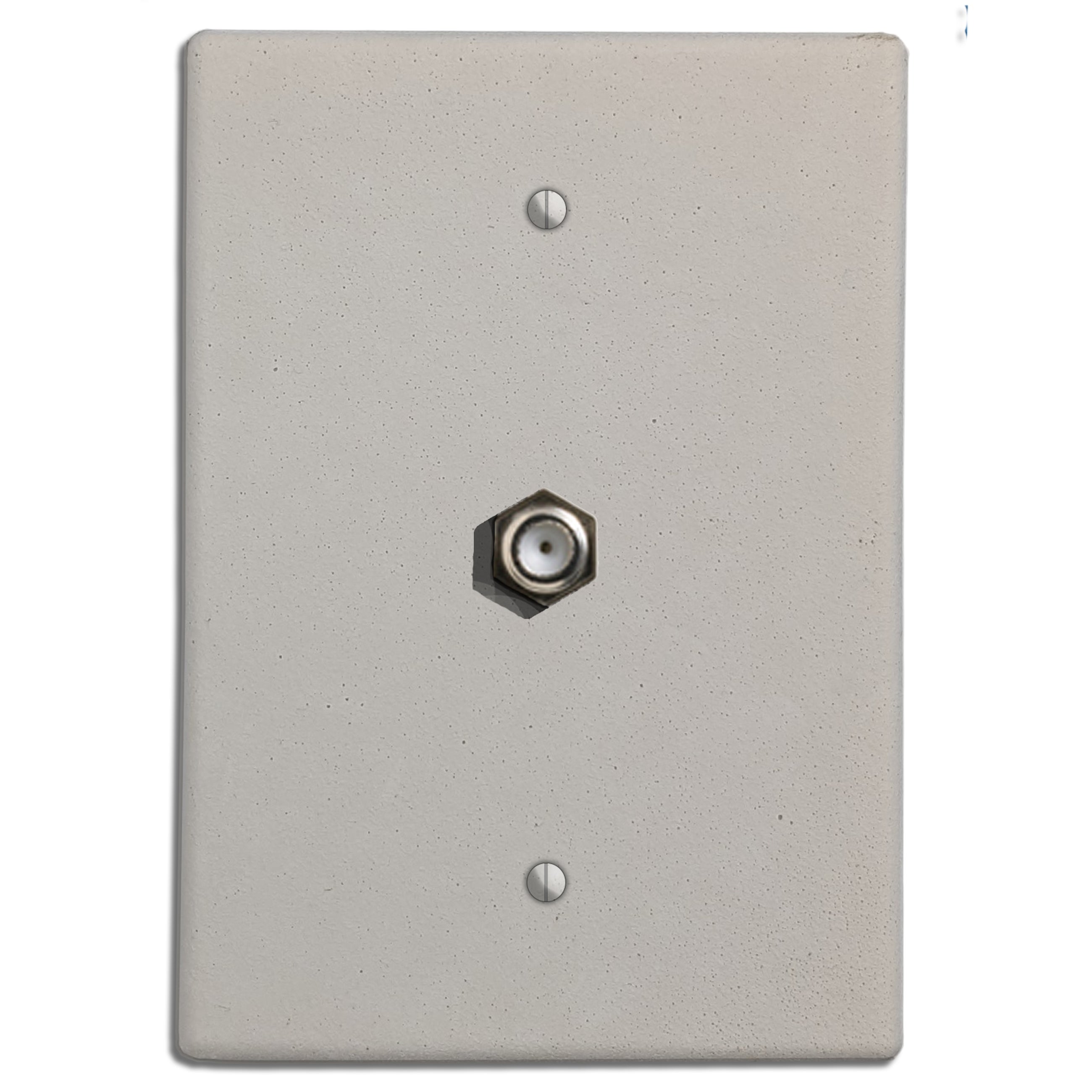 White Boho Smooth Cable Hardware with Plate