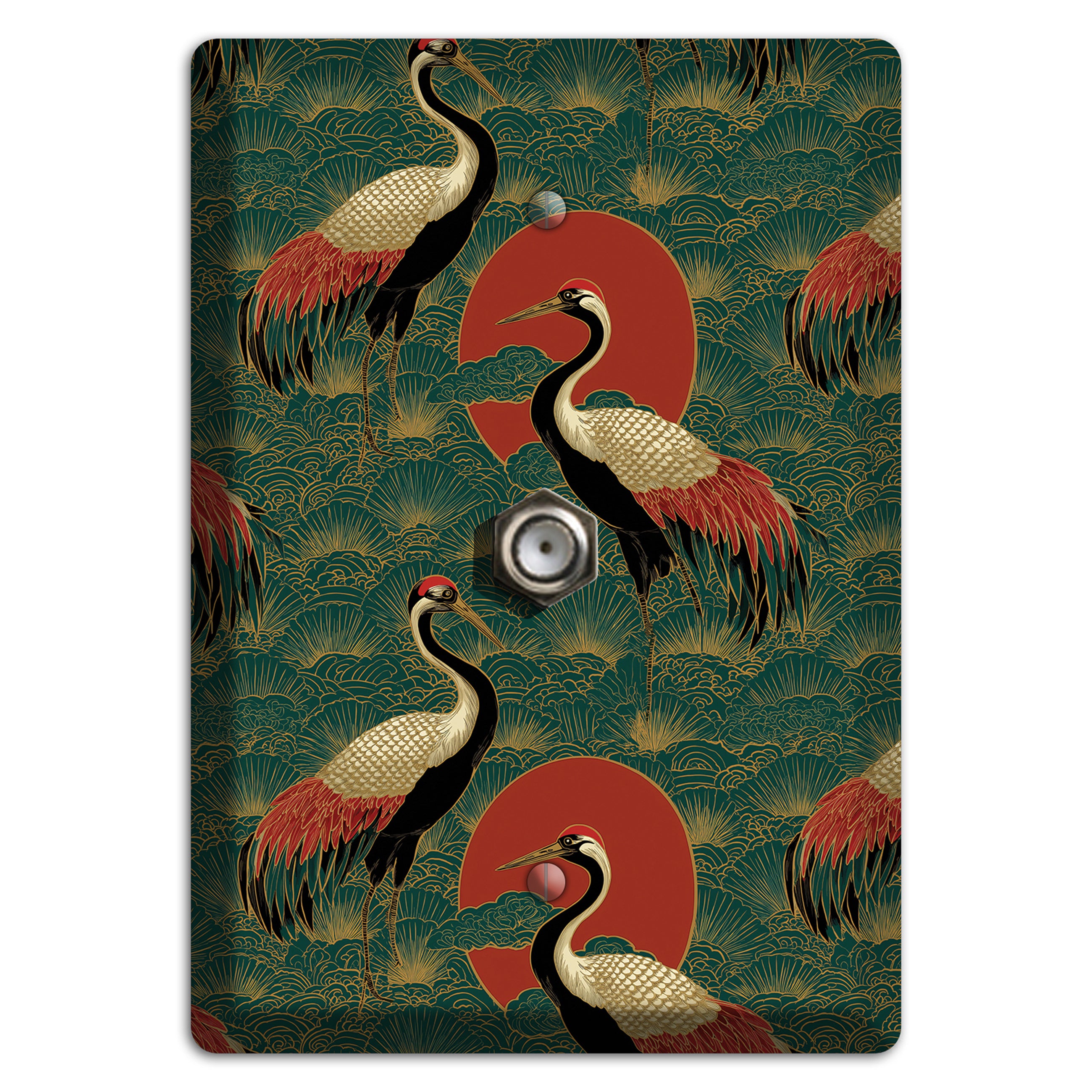 Jade Sun Sentinels Cable Wallplate