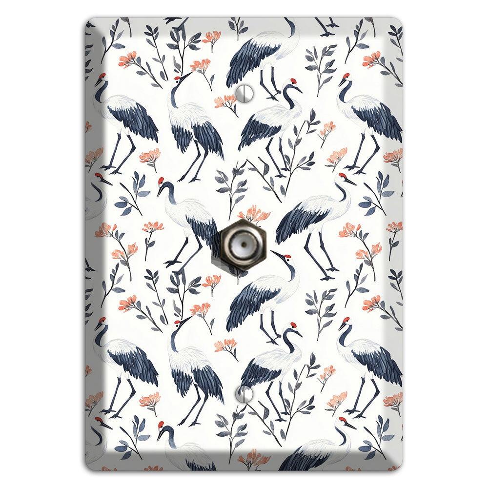 Slate & Coral Marsh Cable Wallplate