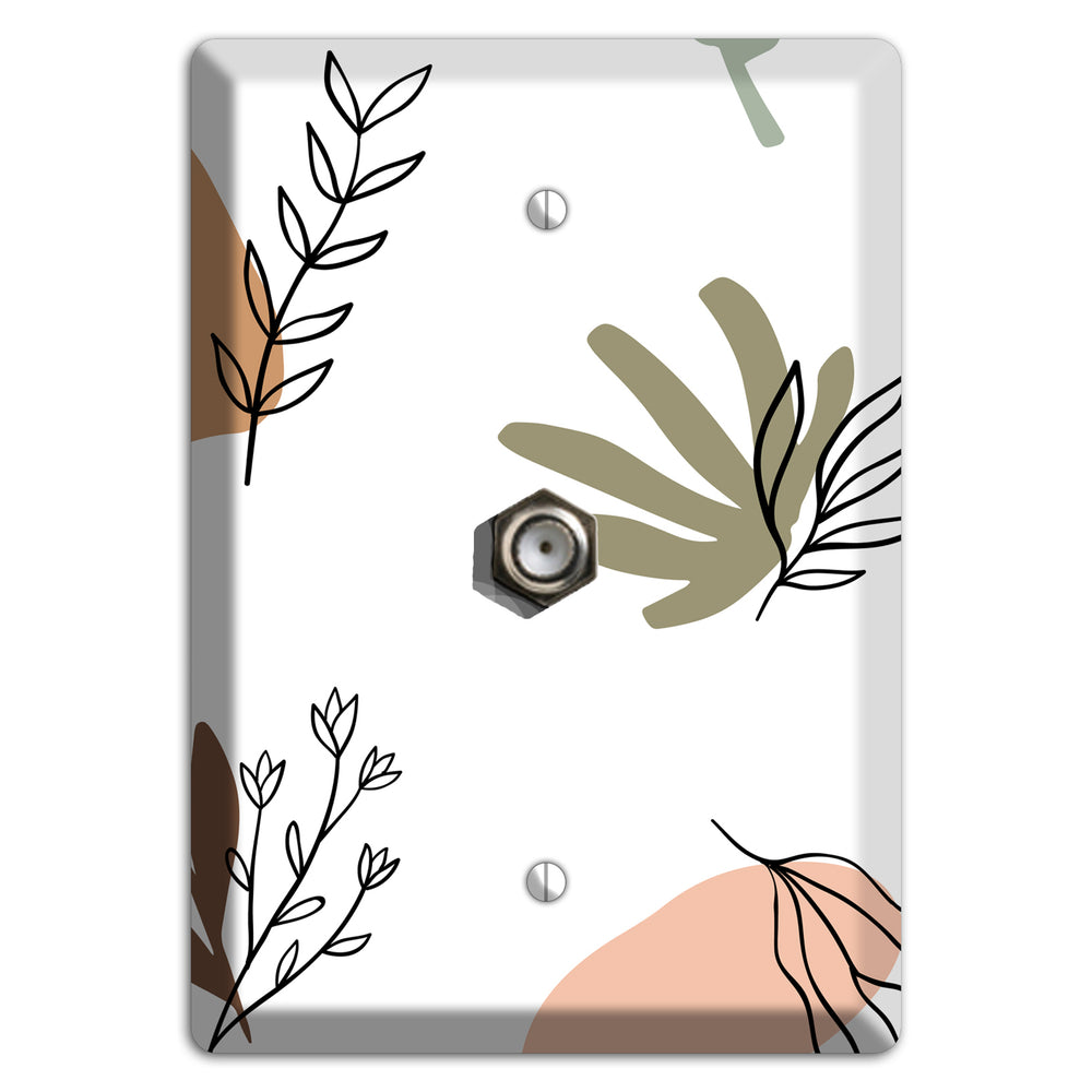 Wildflower & Clay Cable Wallplate