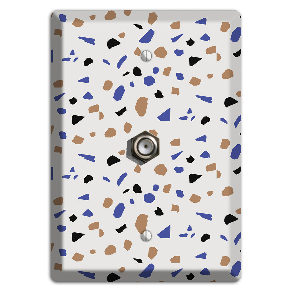 Retro Pop Terrazzo Cable Wallplate