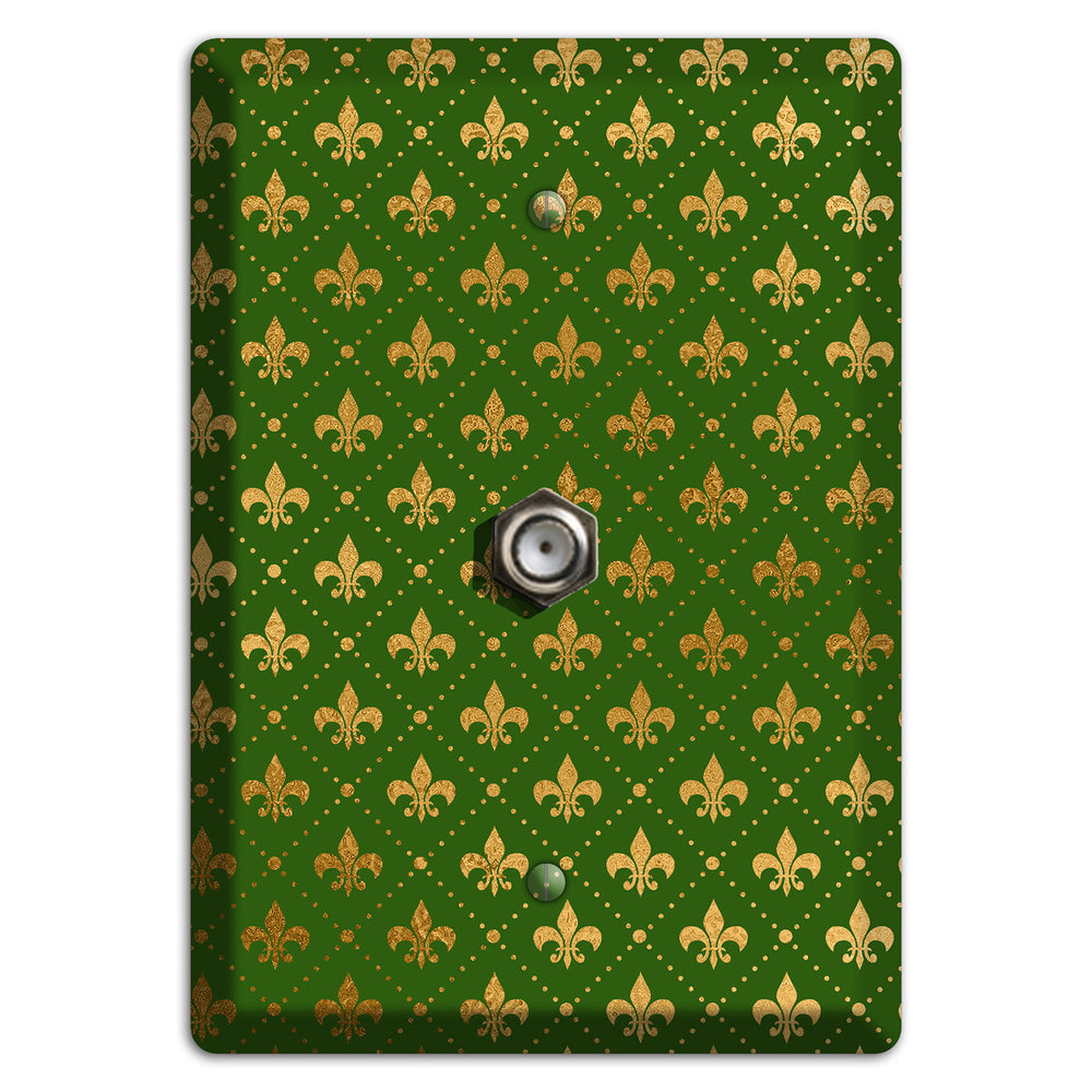 Gilded Grove Cable Wallplate