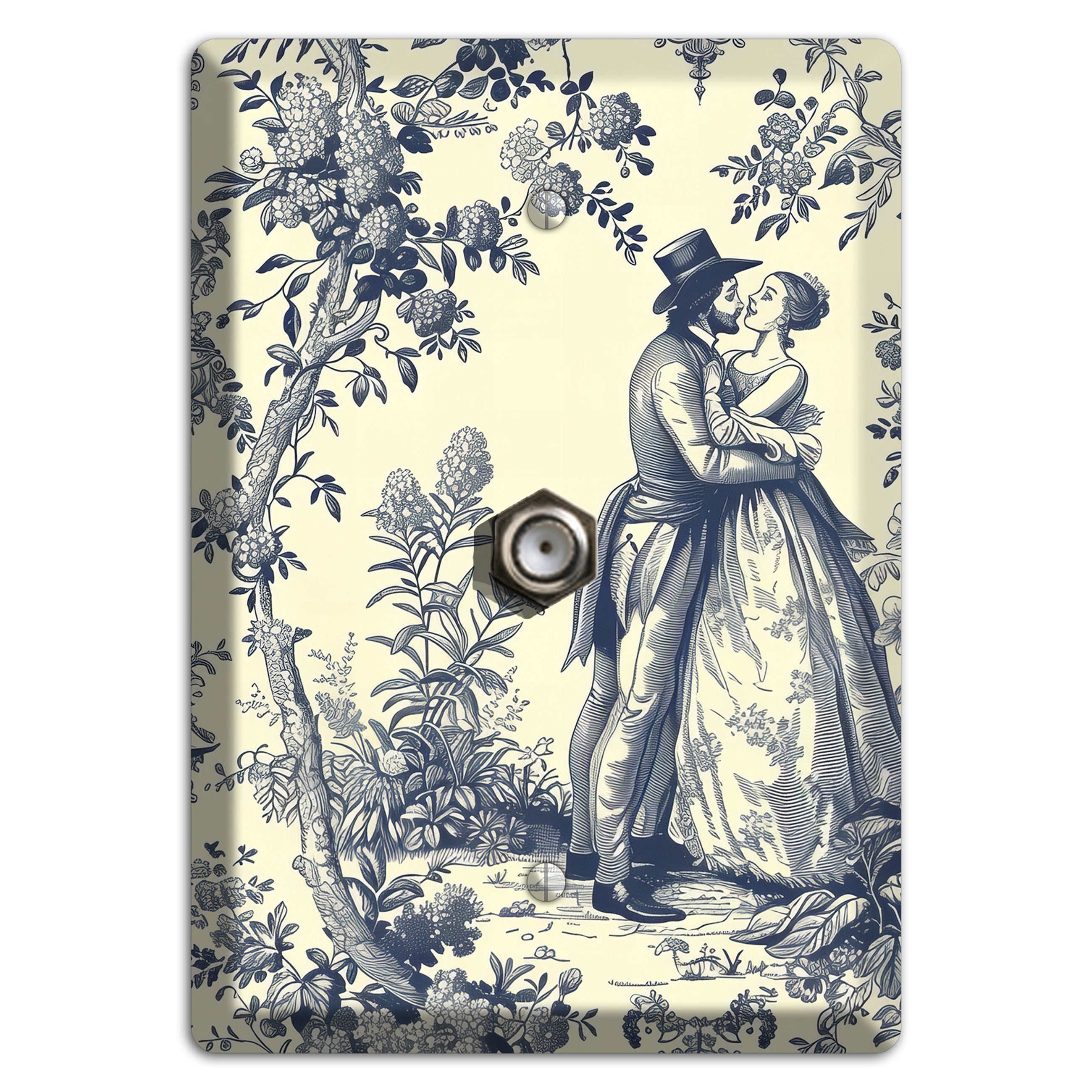 Garden Tryst Cable Wallplate