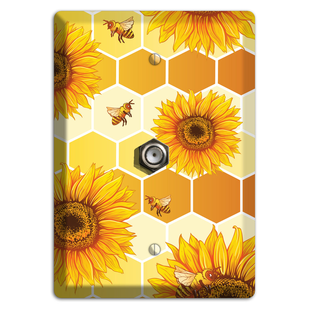 Honeycomb Solstice Cable Wallplate