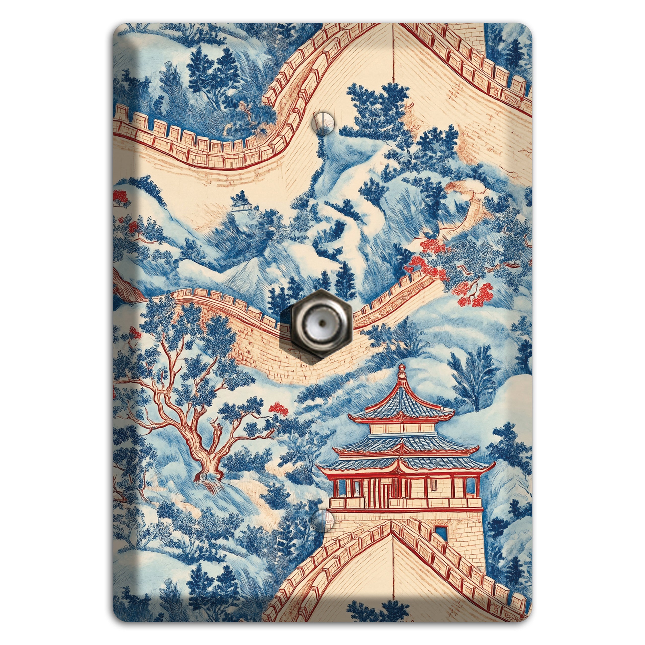Great Wall Toile Cable Wallplate
