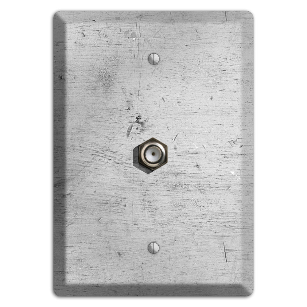 Silver Deck Cable Wallplate