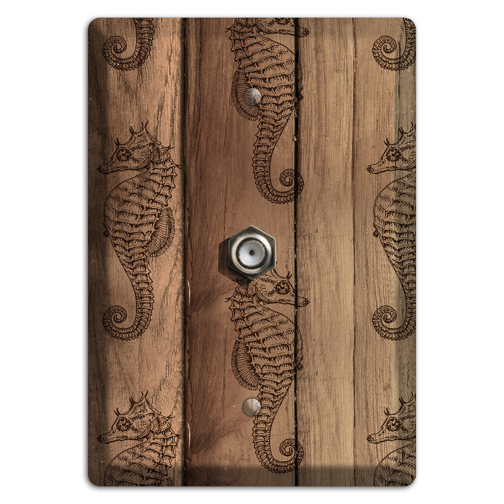 Planktonic Ponies Cable Wallplate