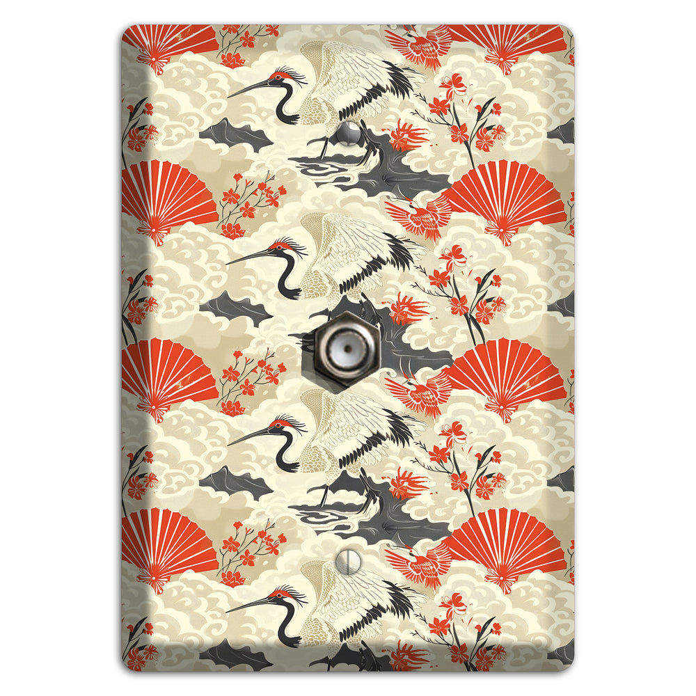 Vermillion Mist Reverie Cable Wallplate