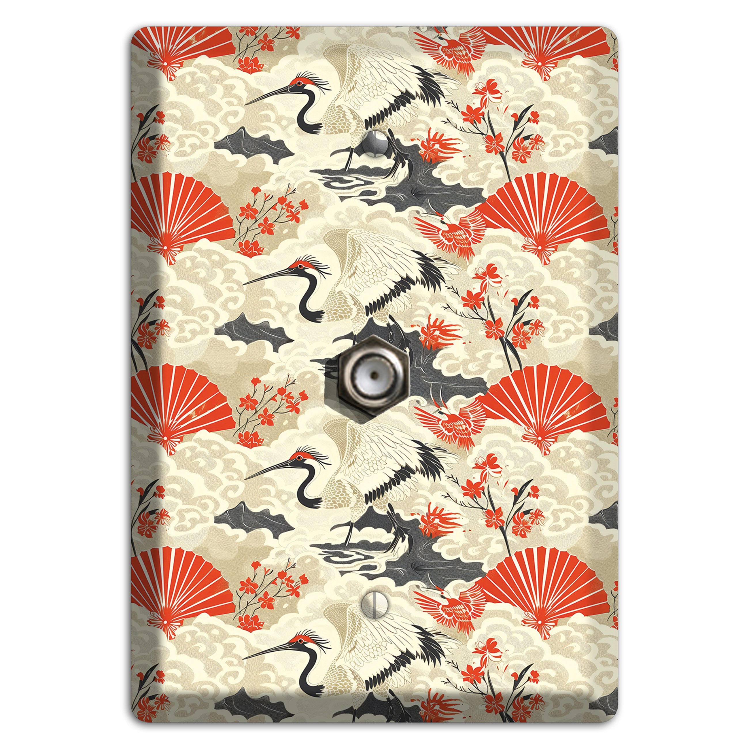 Vermillion Mist Reverie Cable Wallplate