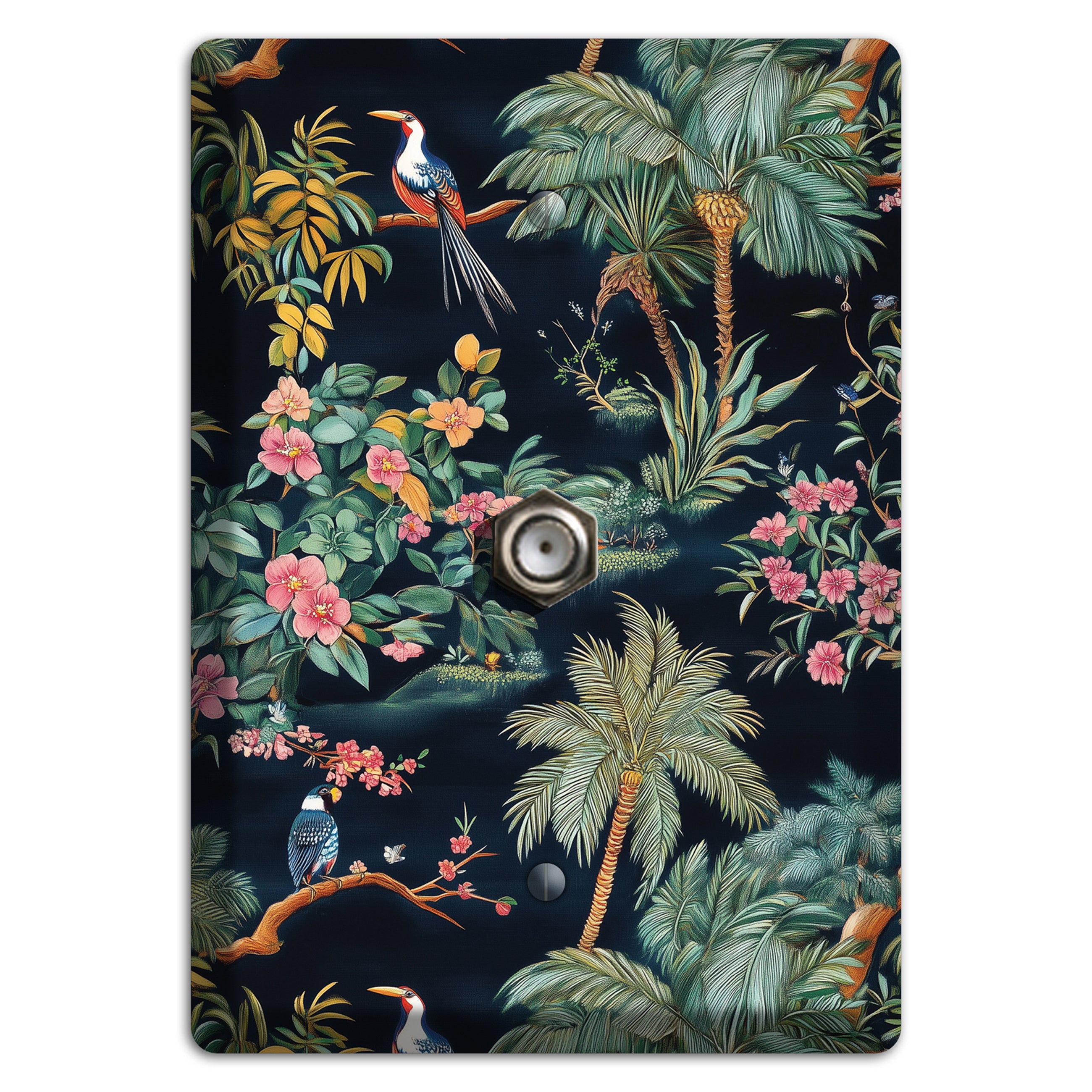 Jungle Nocturne Cable Wallplate