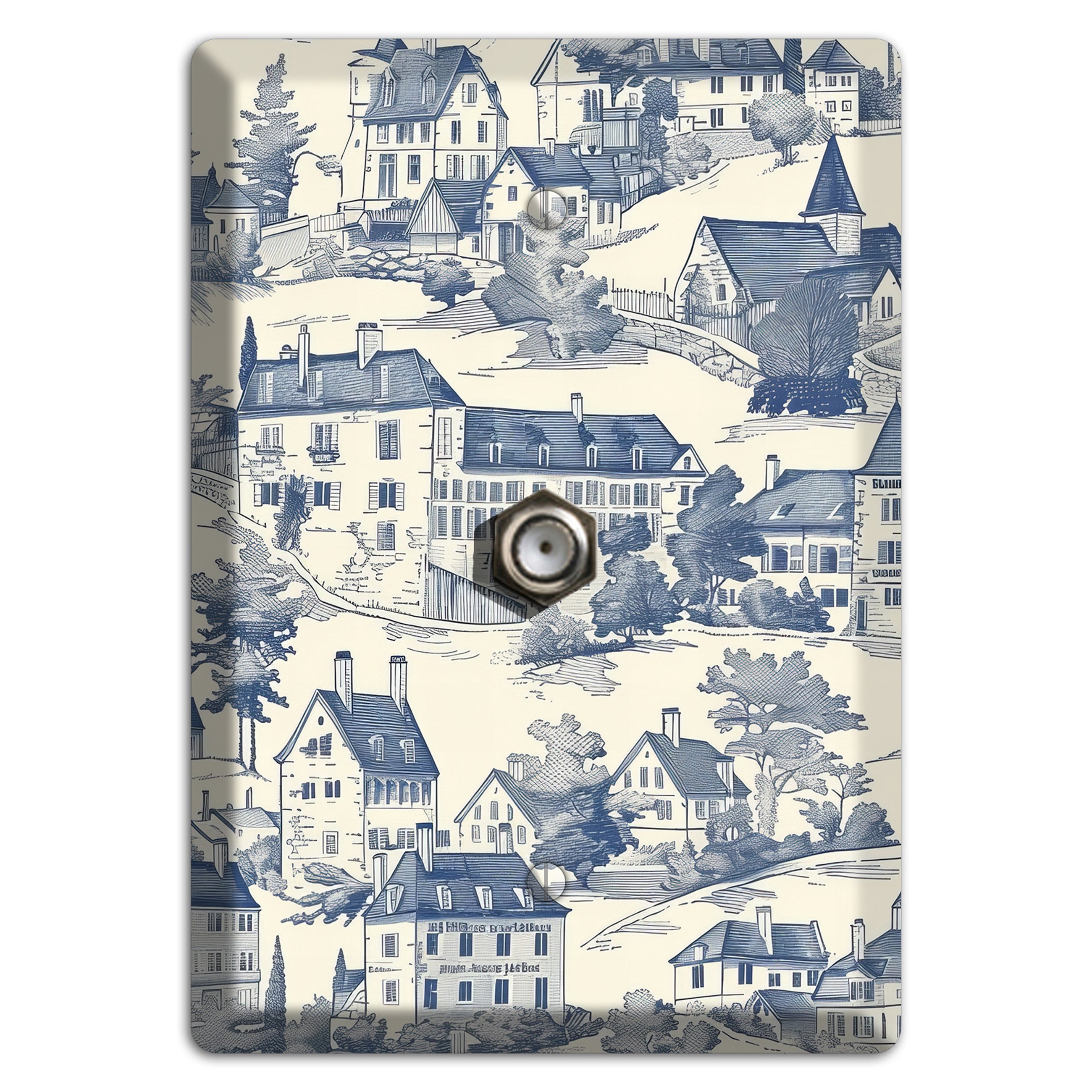 Village Chronicle Cable Wallplate