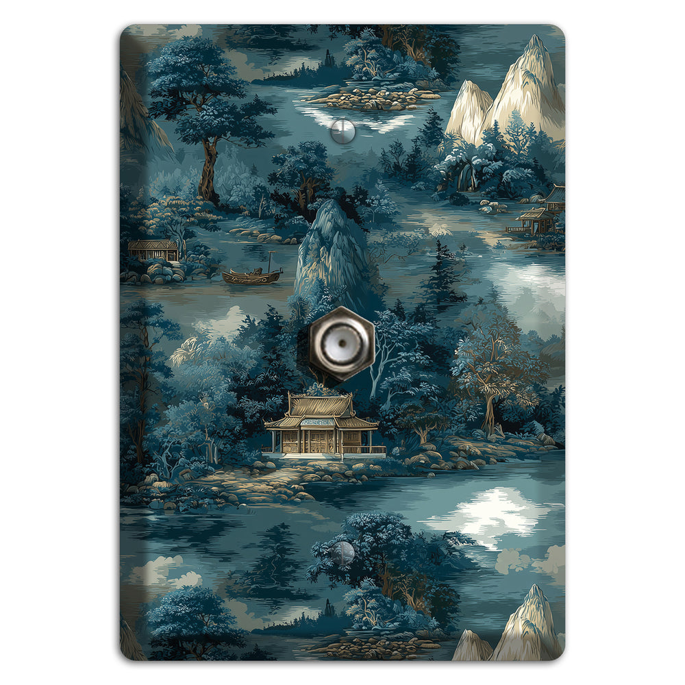 River Mist Refuge Cable Wallplate