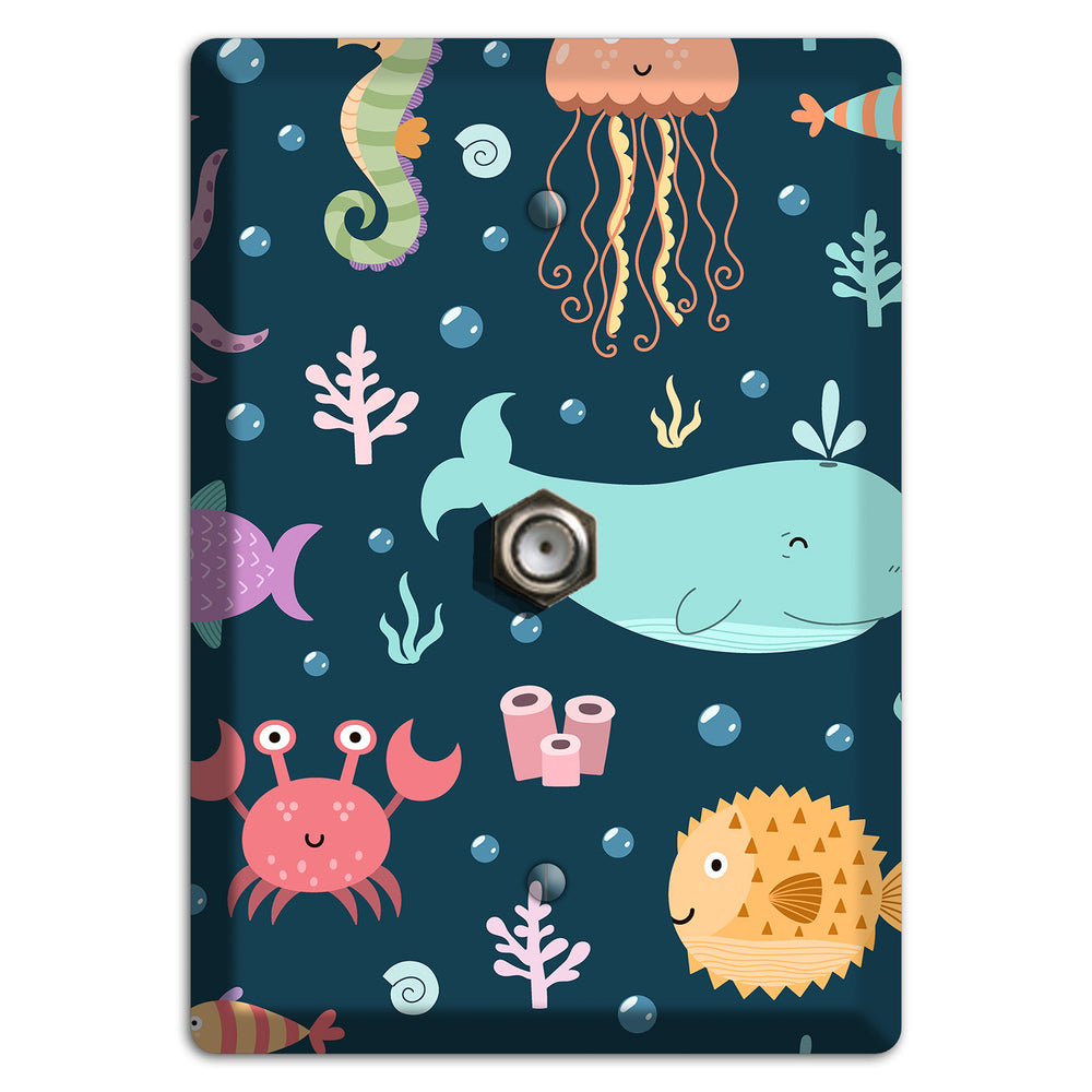 Deep Sea Cuties Cable Wallplate