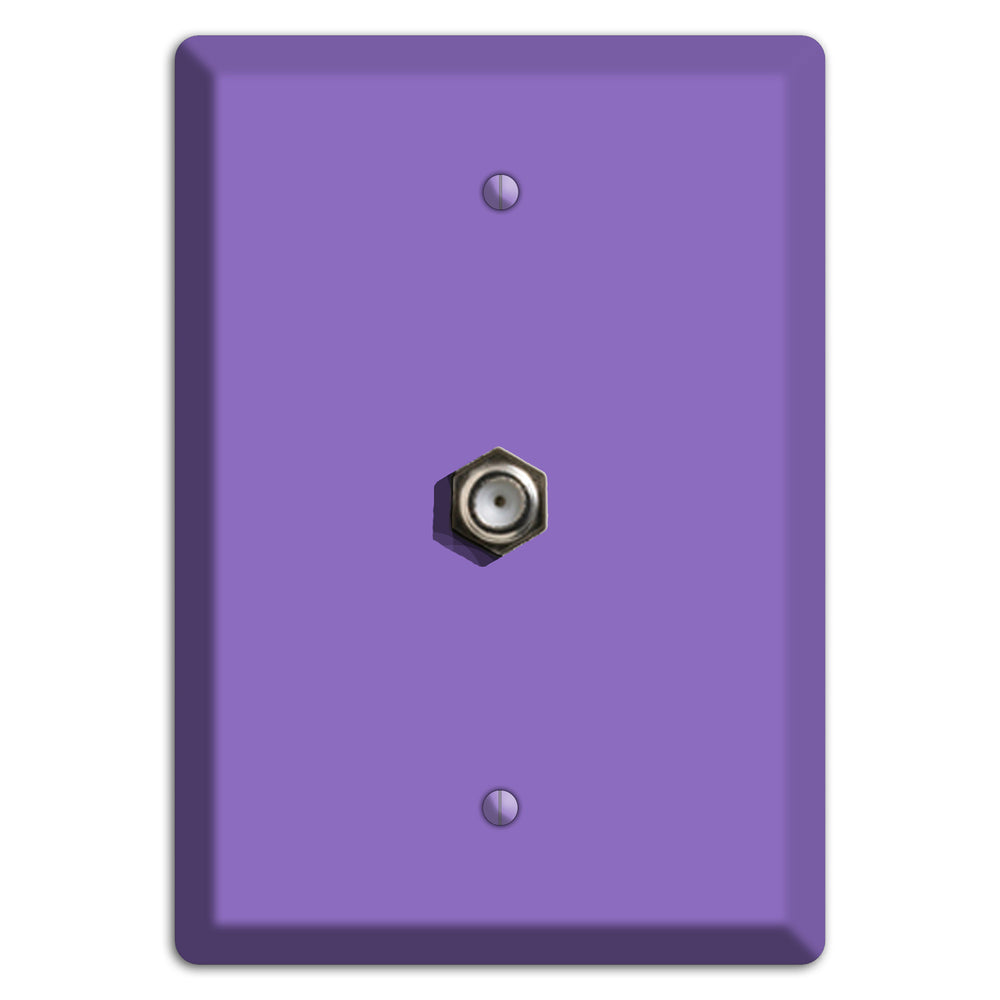 Baxter Violet Bloom Cable Wallplate