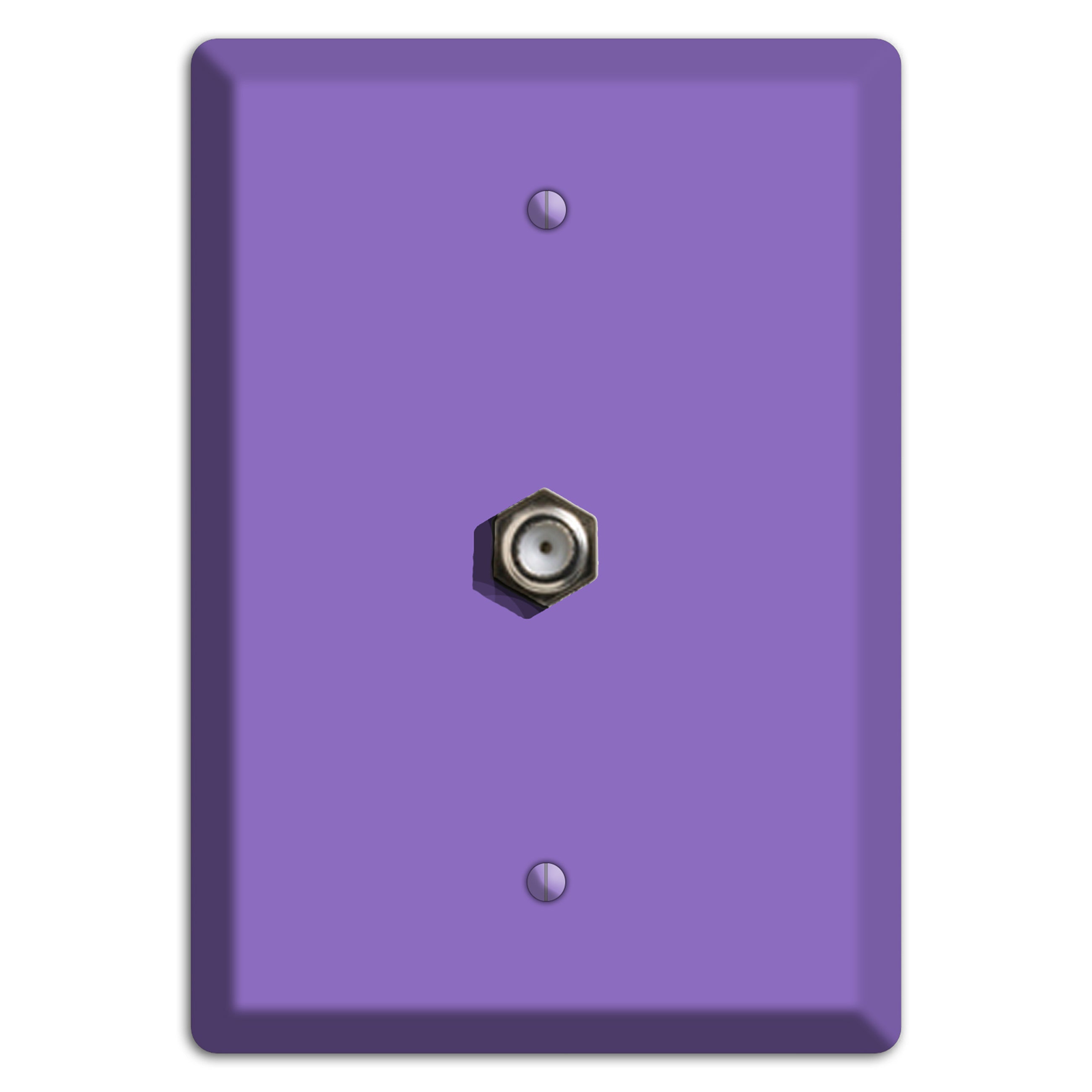 Baxter Violet Bloom Cable Wallplate
