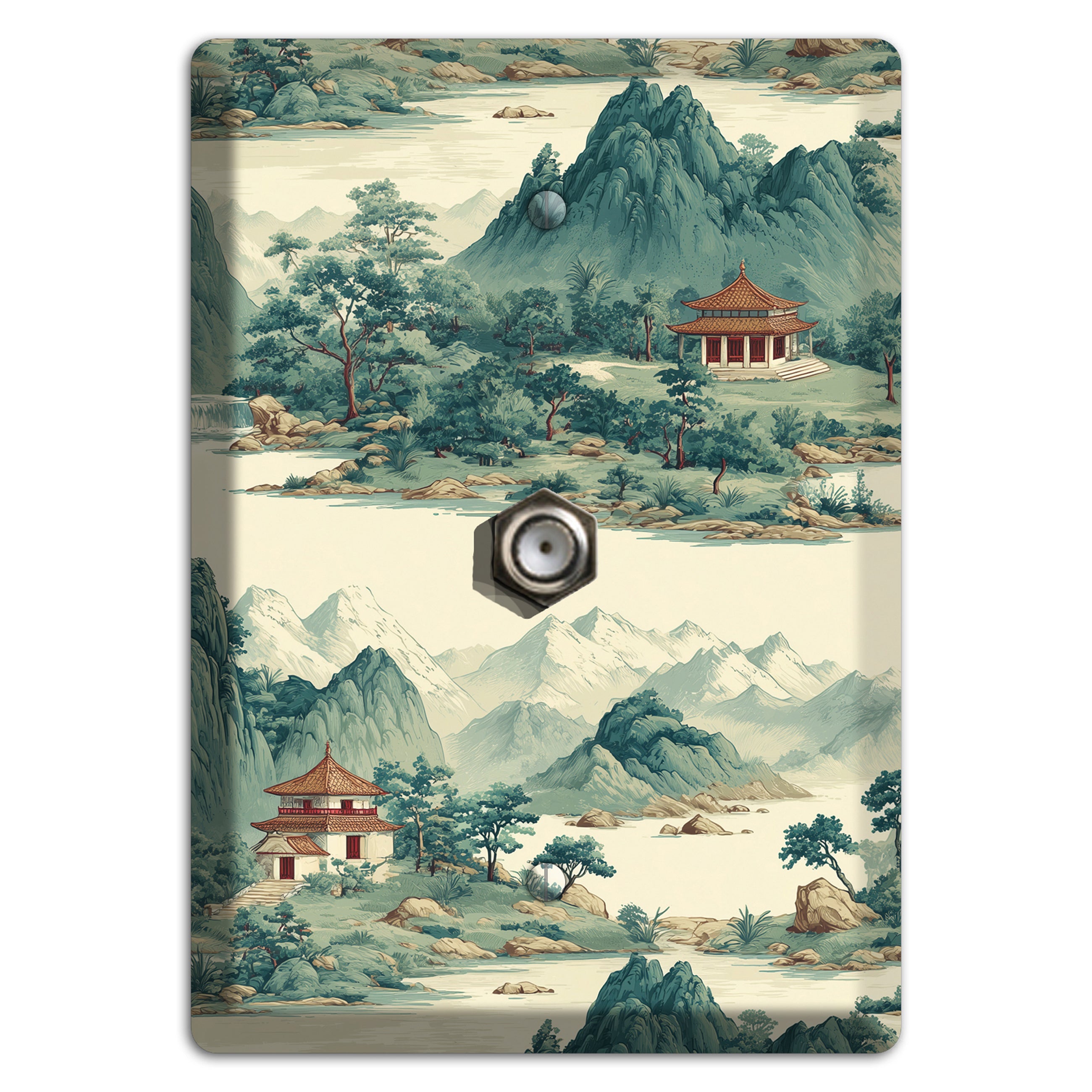 Mist & Pavilion Cable Wallplate