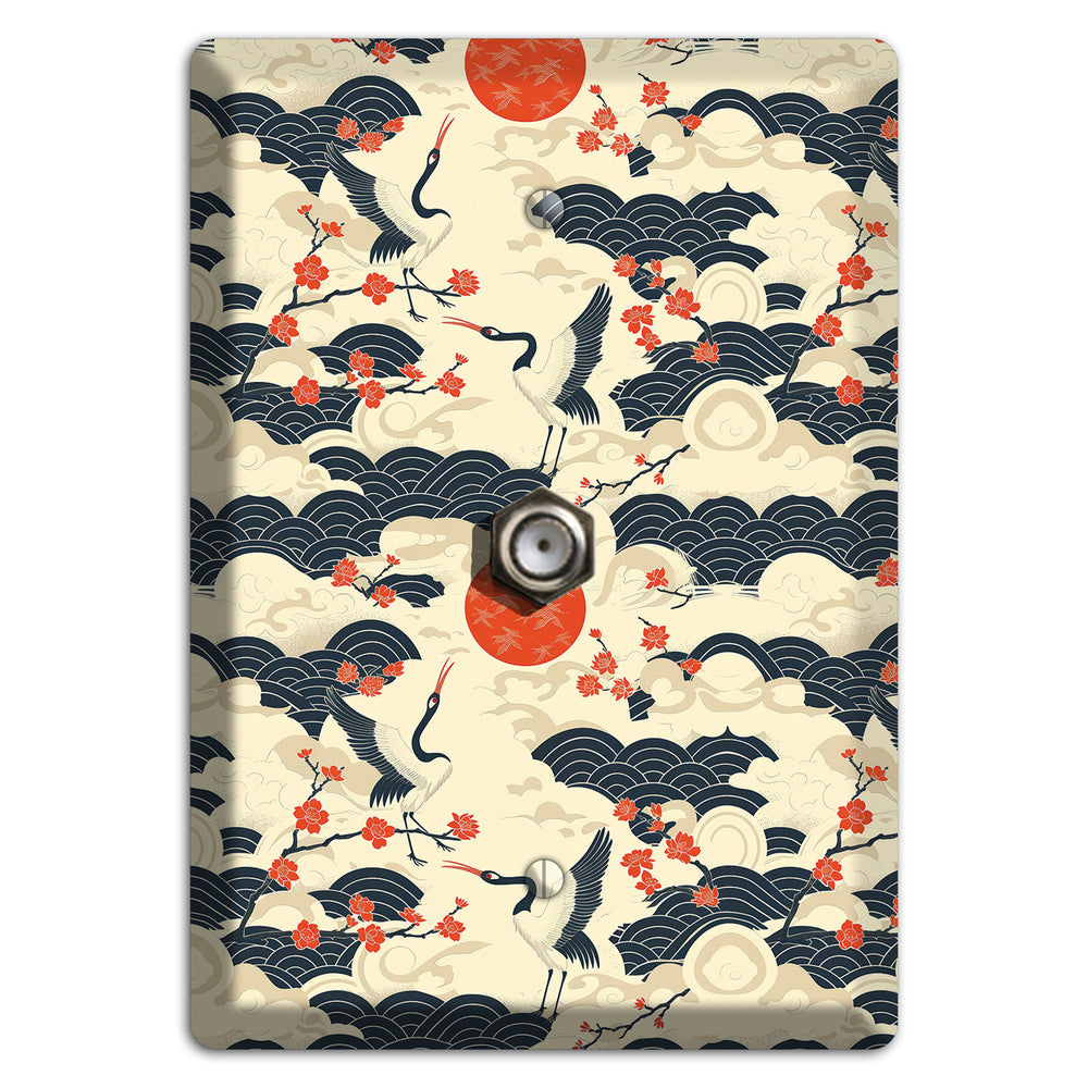 Crimson Sun Ascent Cable Wallplate