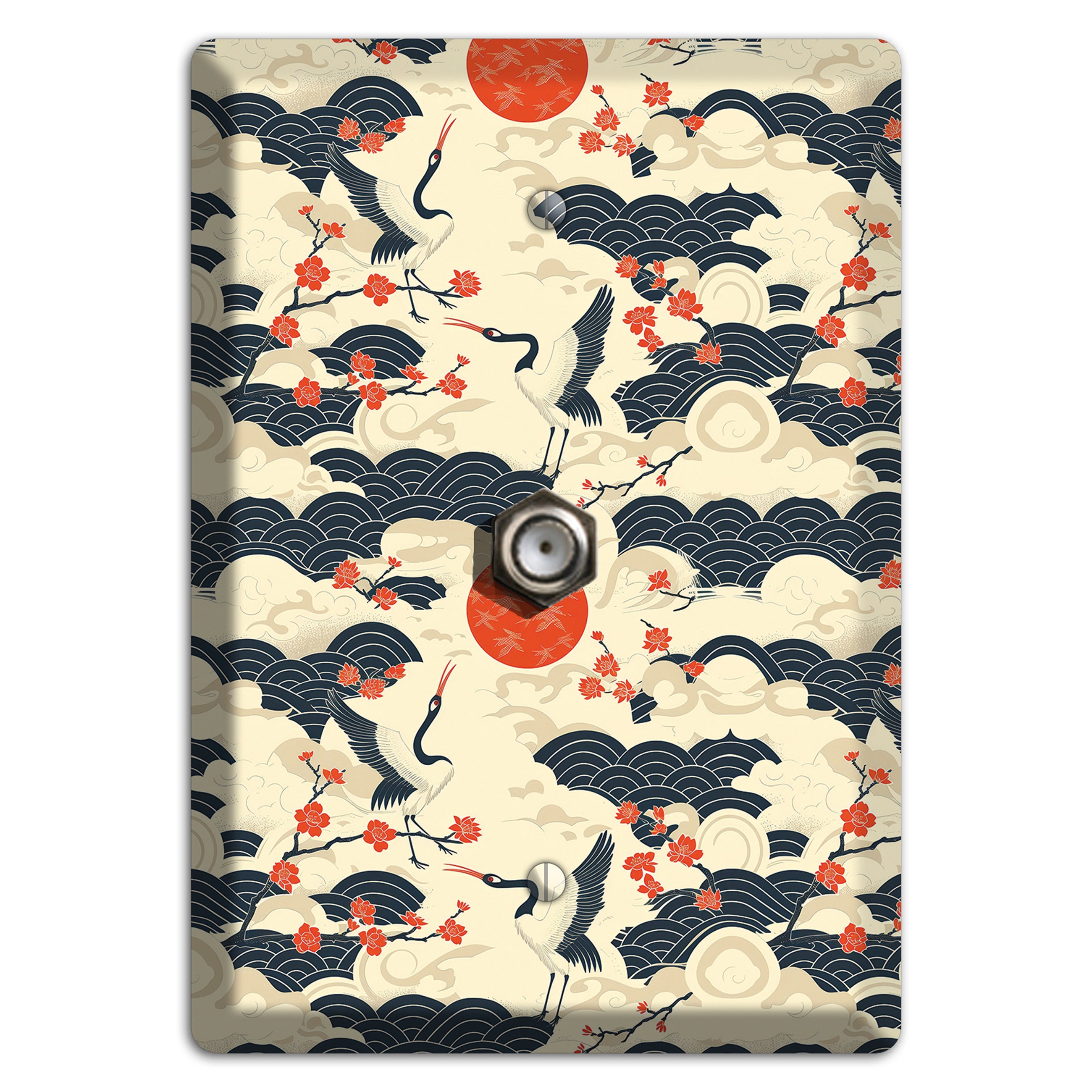 Crimson Sun Ascent Cable Wallplate