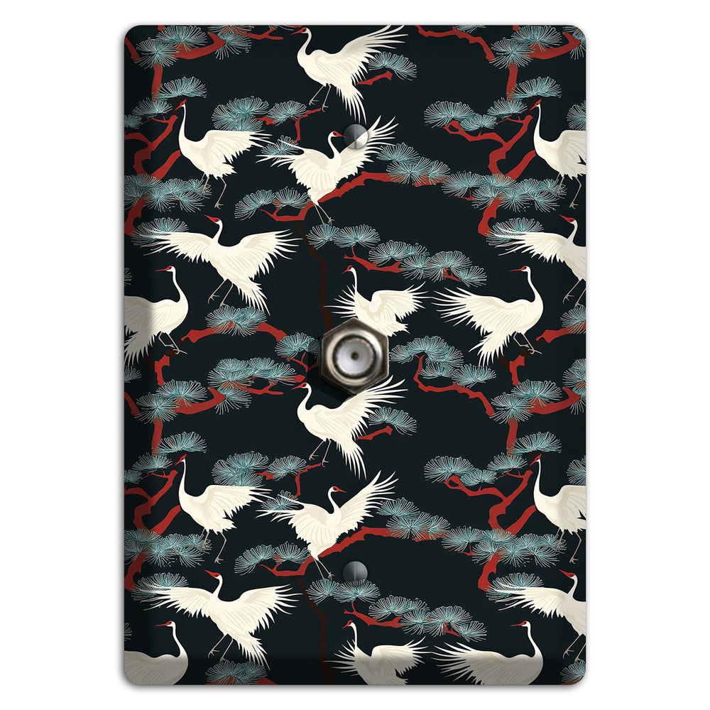 Obsidian Pine Vigil Cable Wallplate