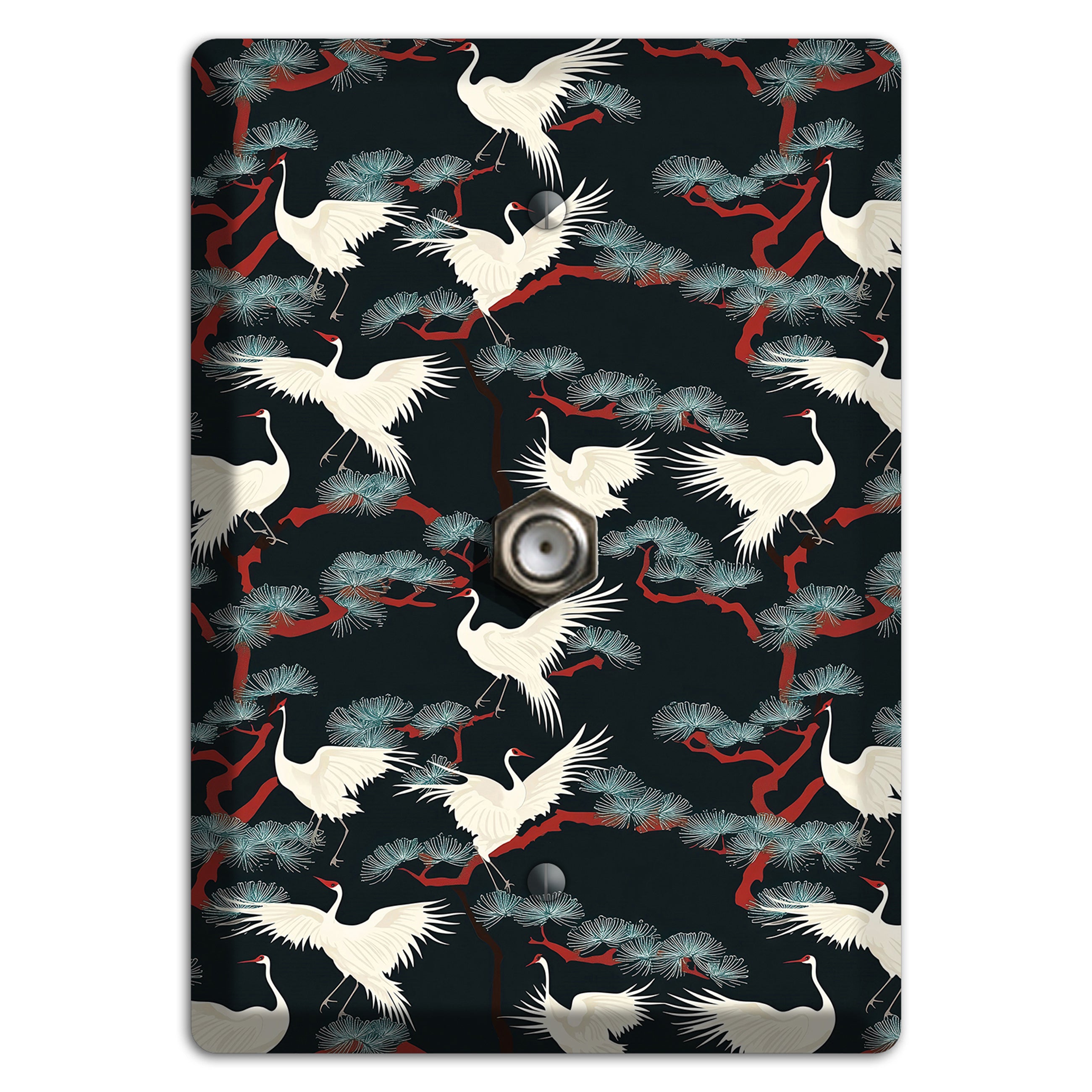 Obsidian Pine Vigil Cable Wallplate