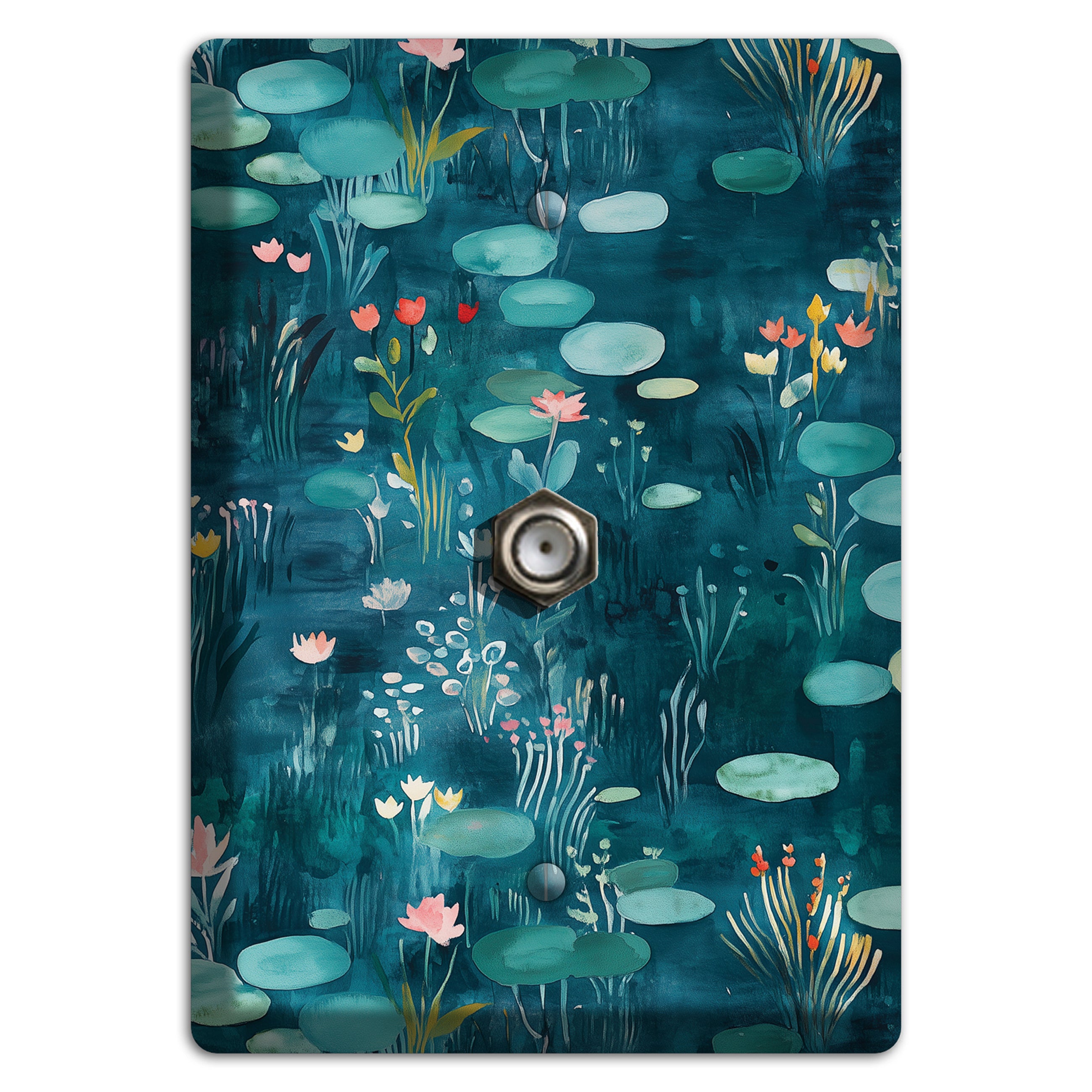 Lily Pond Reverie Cable Wallplate