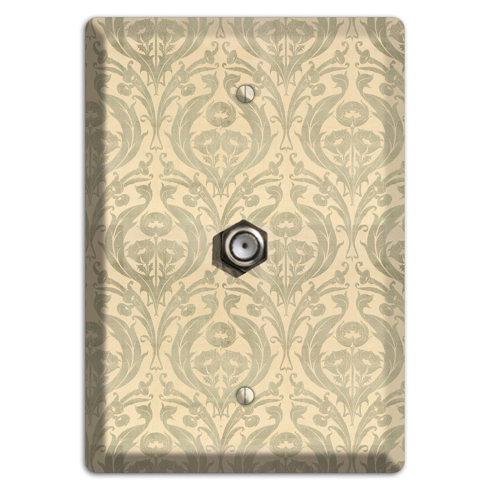 Whispered Thistle Cable Wallplate