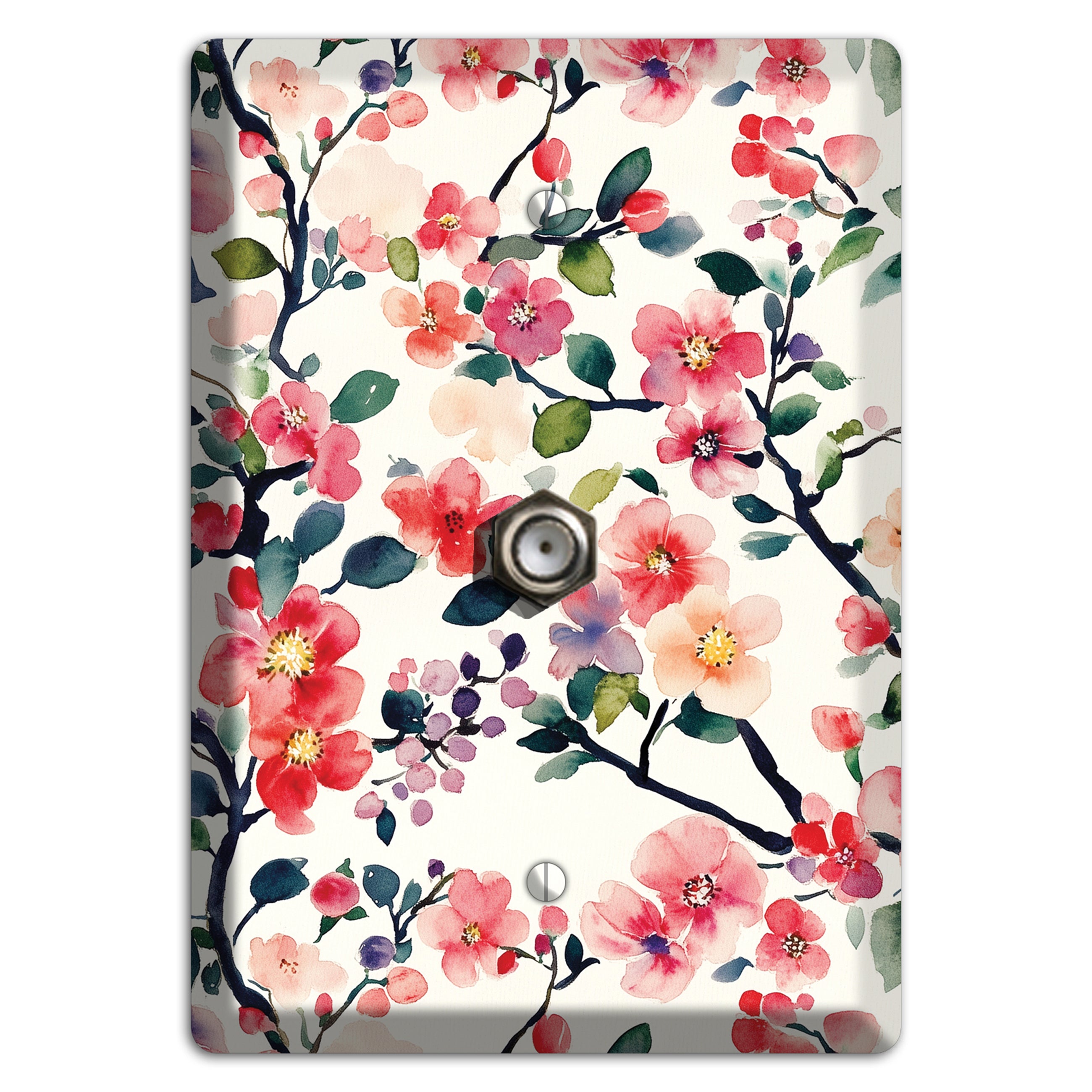 Blossom & Bough Cable Wallplate