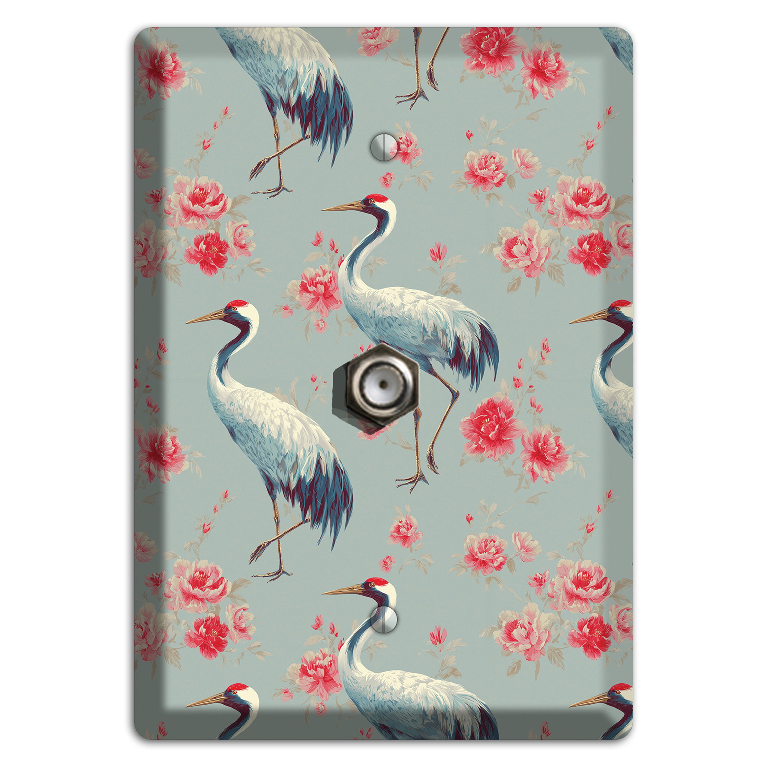 Rose Mist Vigil Cable Wallplate