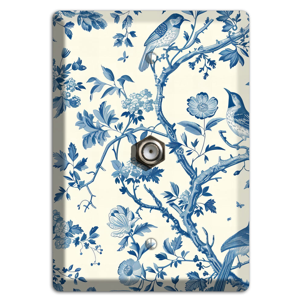 Birdsong & Branch Cable Wallplate