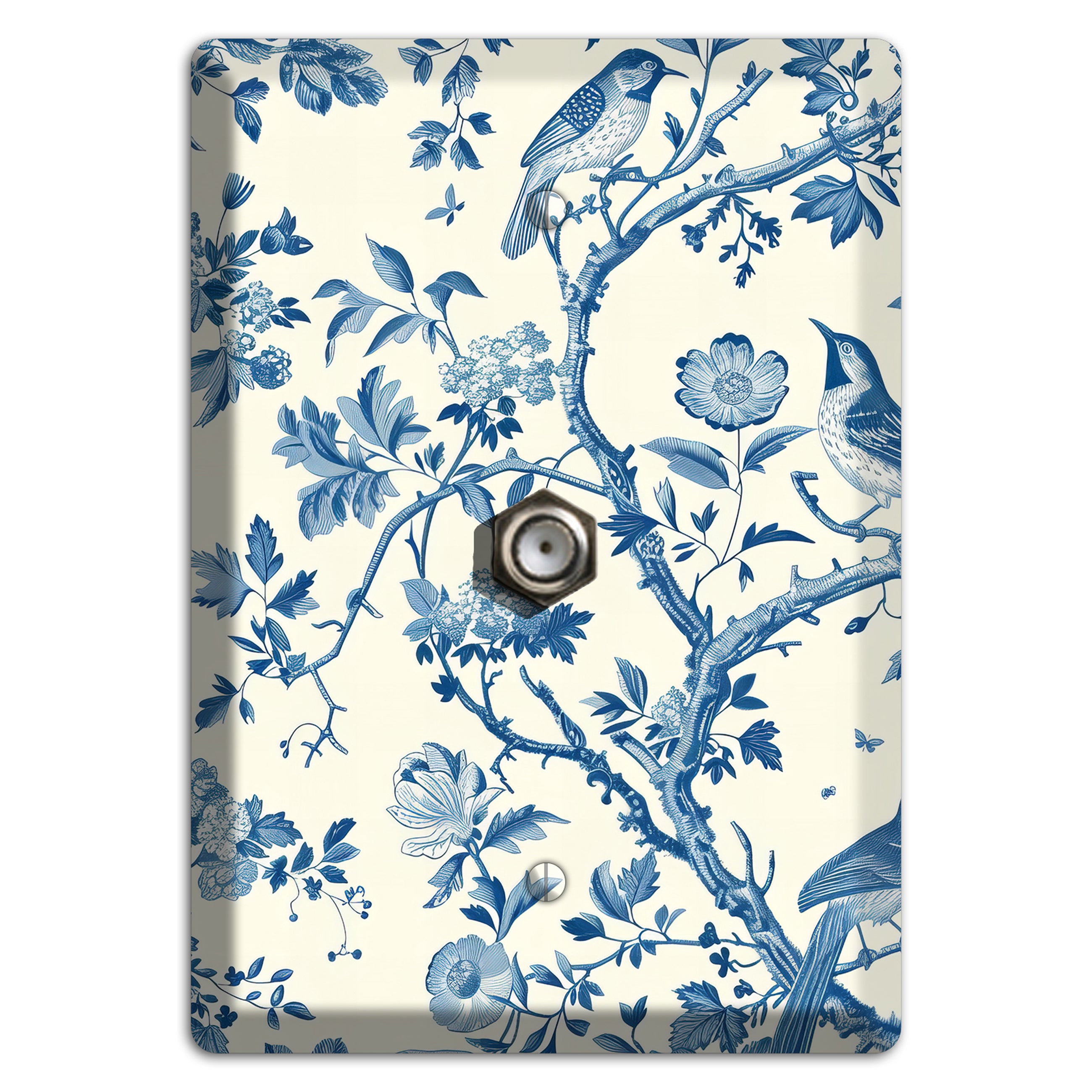 Birdsong & Branch Cable Wallplate