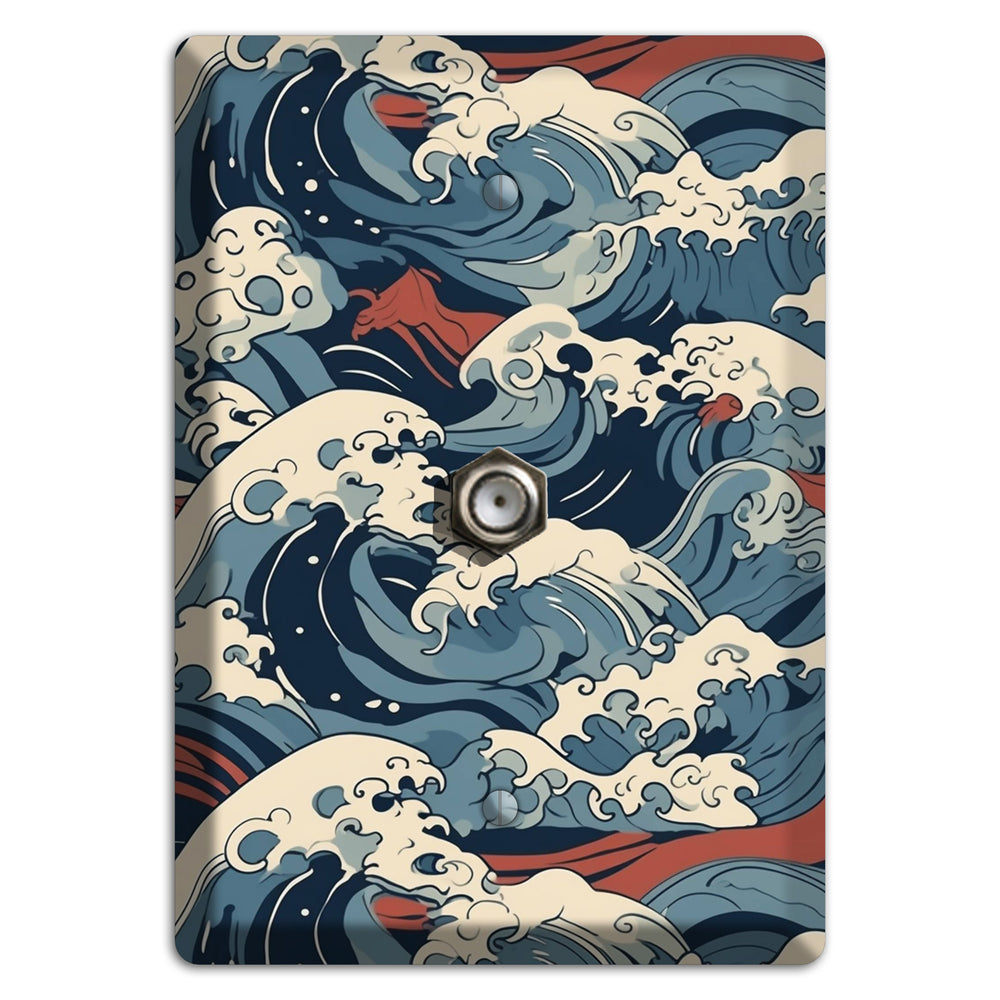 Crashing Tide Fury Cable Wallplate