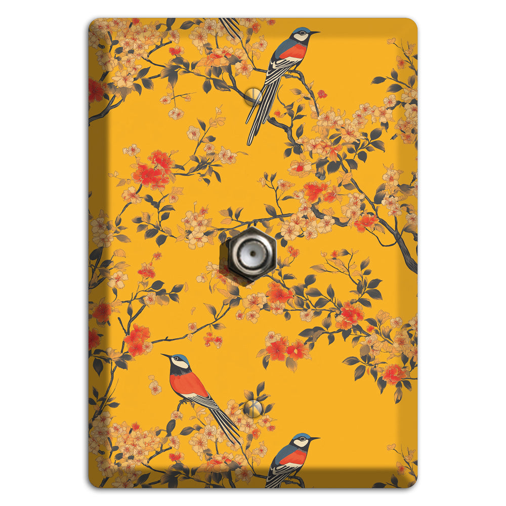 Blossom & Plume Cable Wallplate