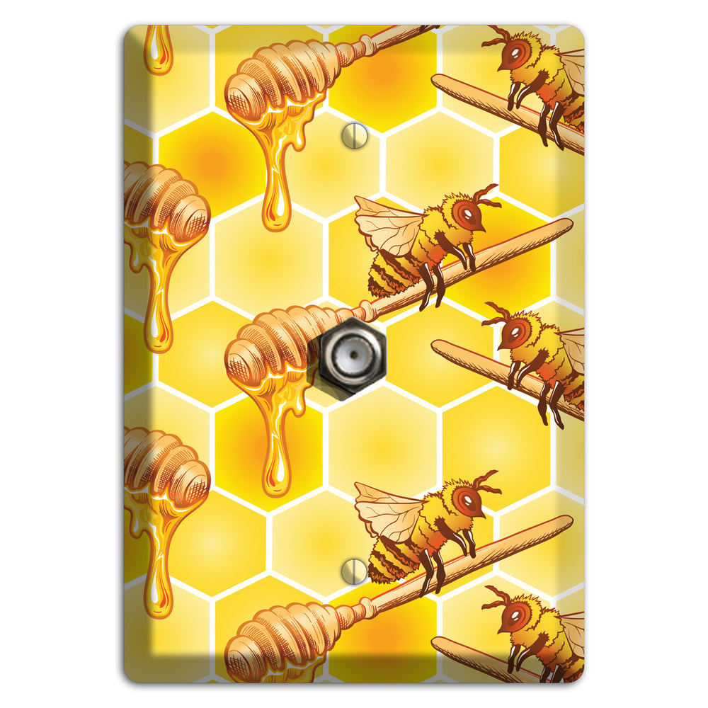Honeyed Vigil Cable Wallplate