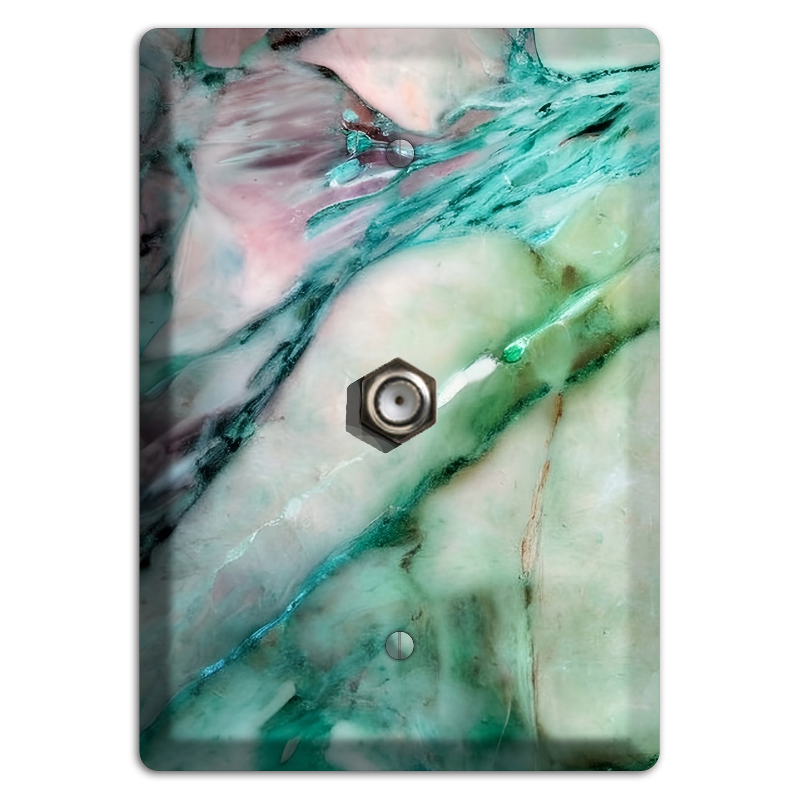 Monte Carlo Marble Cable Wallplate