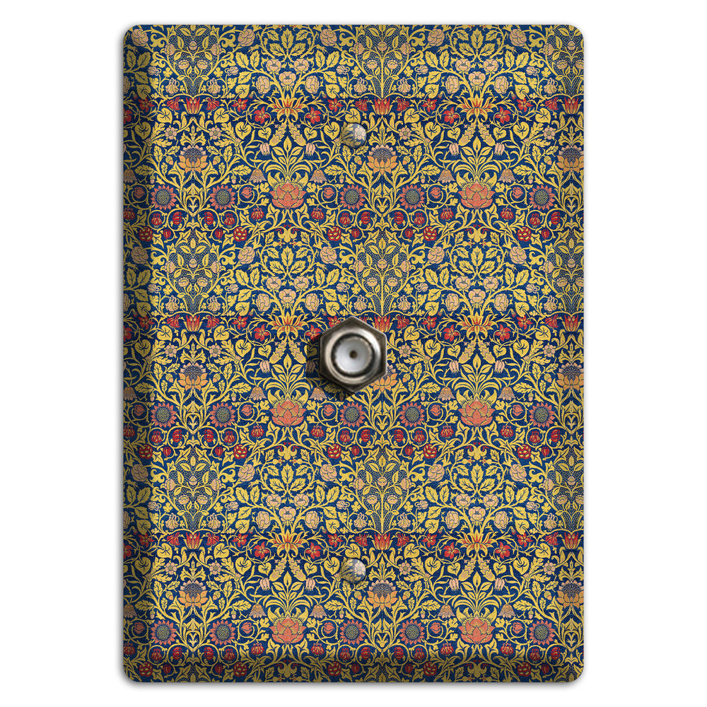 Orchard Garden Stripe Cable Wallplate