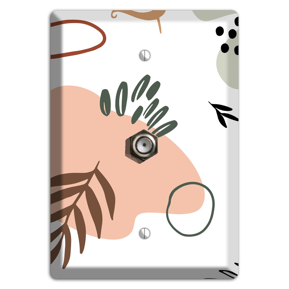Botanical Scatter Cable Wallplate