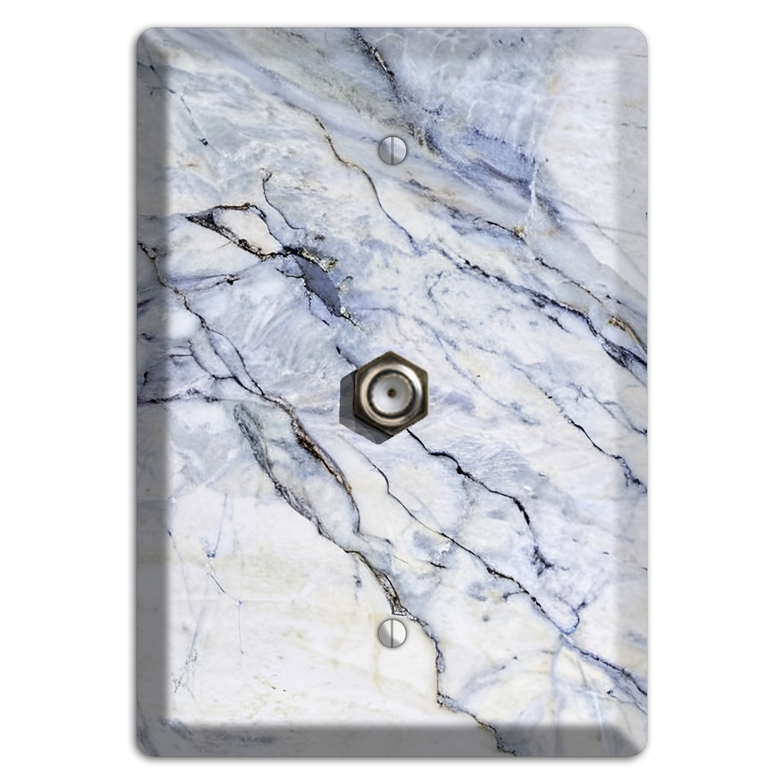 Geyser Marble Cable Wallplate