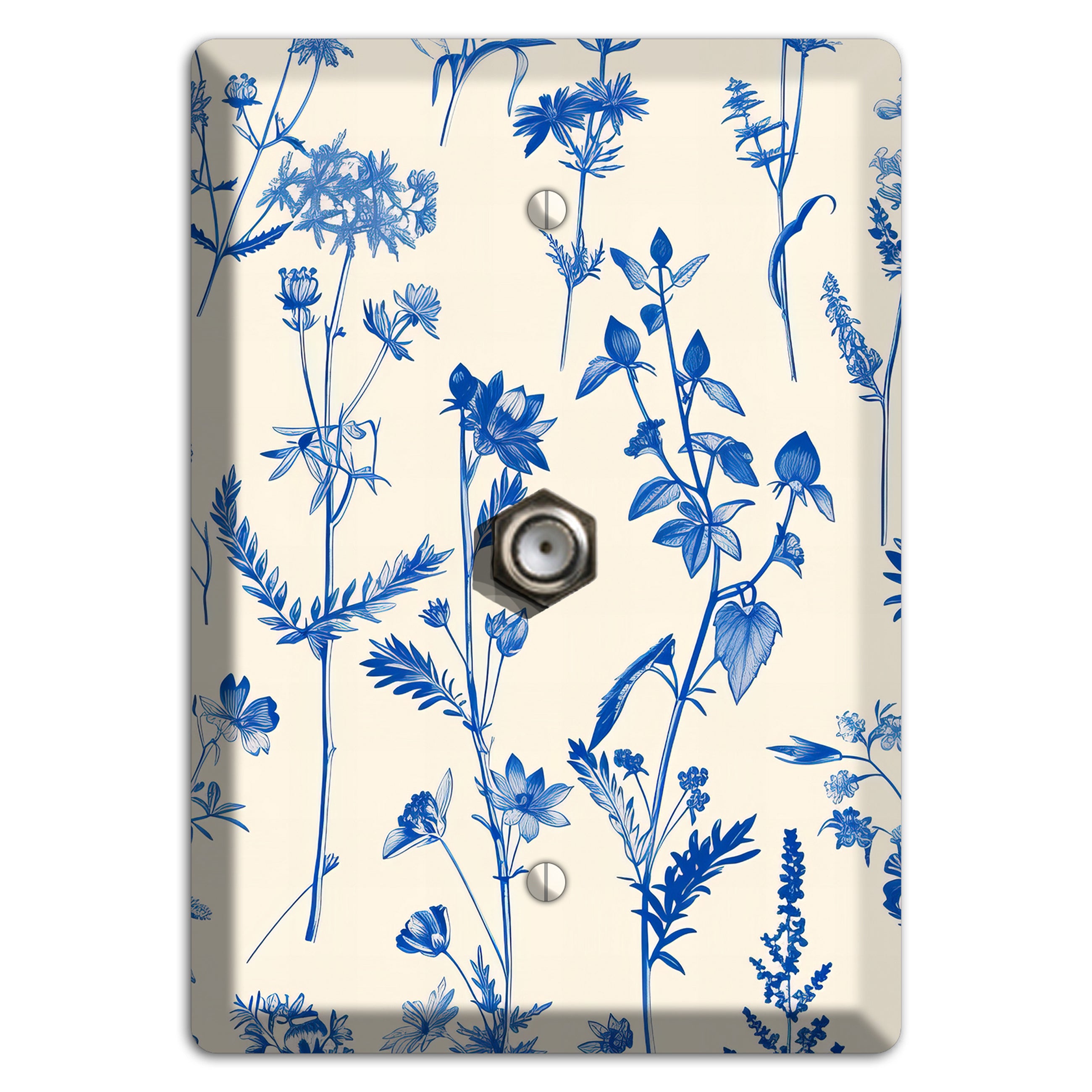 Meadow in Ink Cable Wallplate