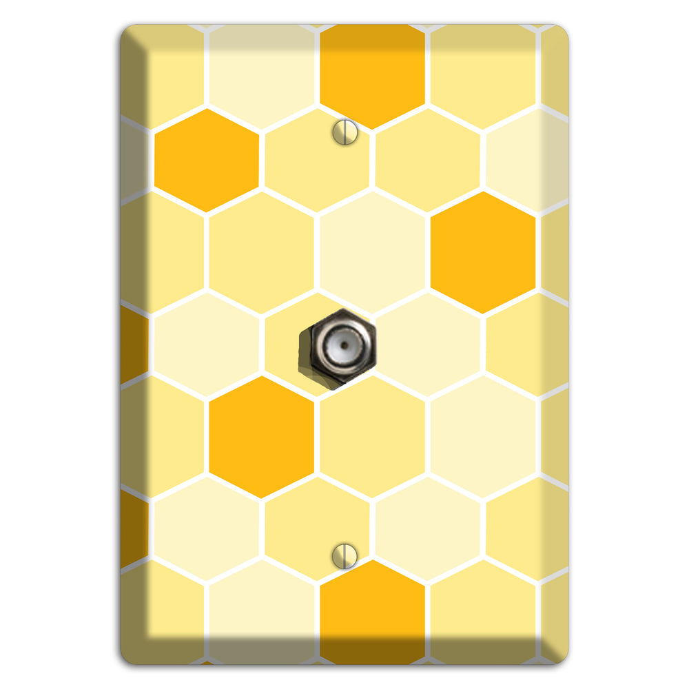 Honeycomb Harvest Cable Wallplate