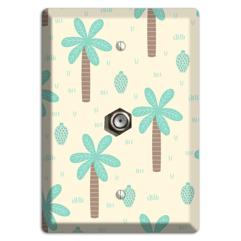 Dino Palmscape Cable Wallplate